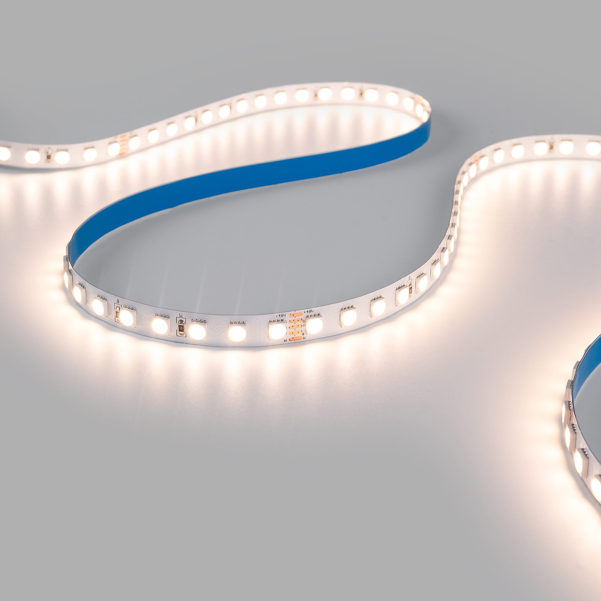 Tira LED 48V DC - RGBWW  - 12W/m - 10mm - IP20 - 10 metros - 90ch/m