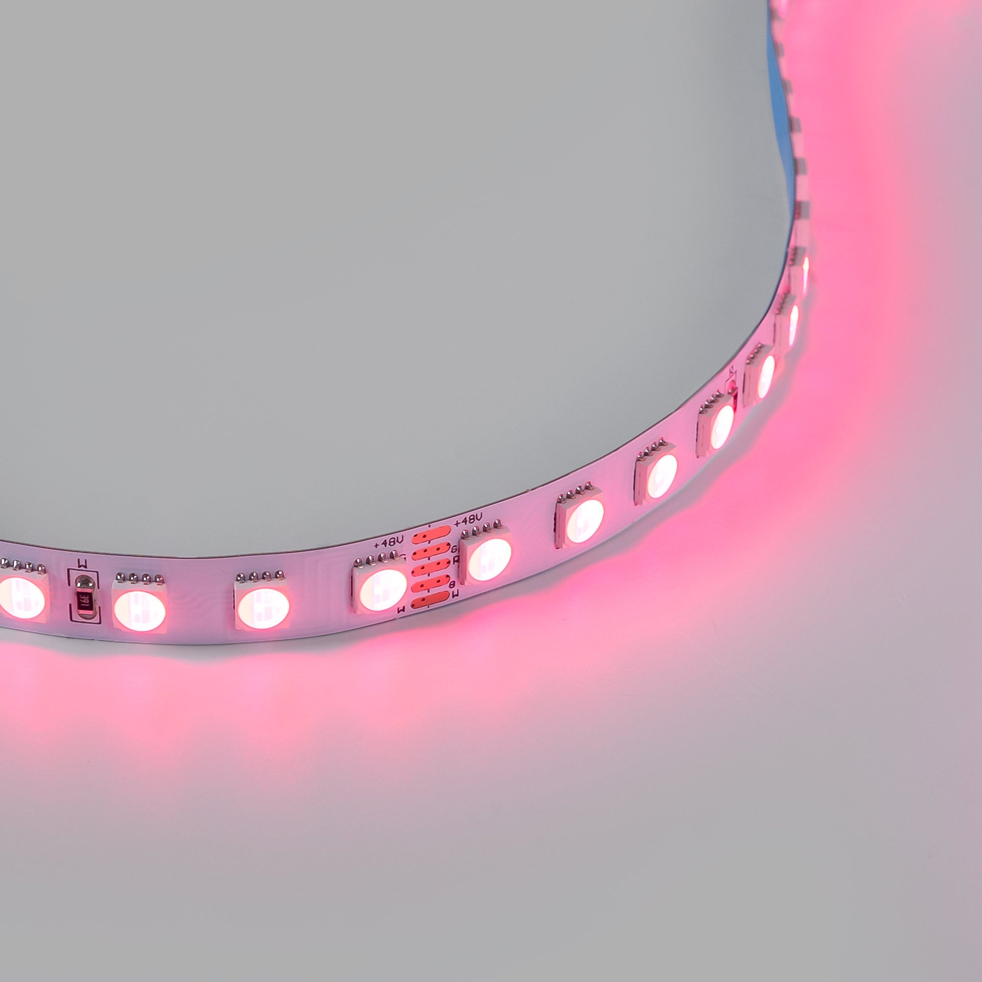 Tira LED 48V DC - RGBWW  - 12W/m - 10mm - IP20 - 10 metros - 90ch/m