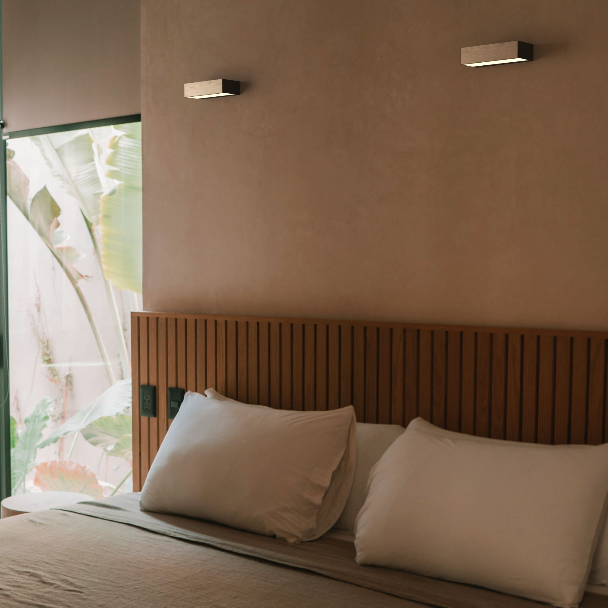 Aplique pared madera "VACC" - 7W - 2700K - 20cm