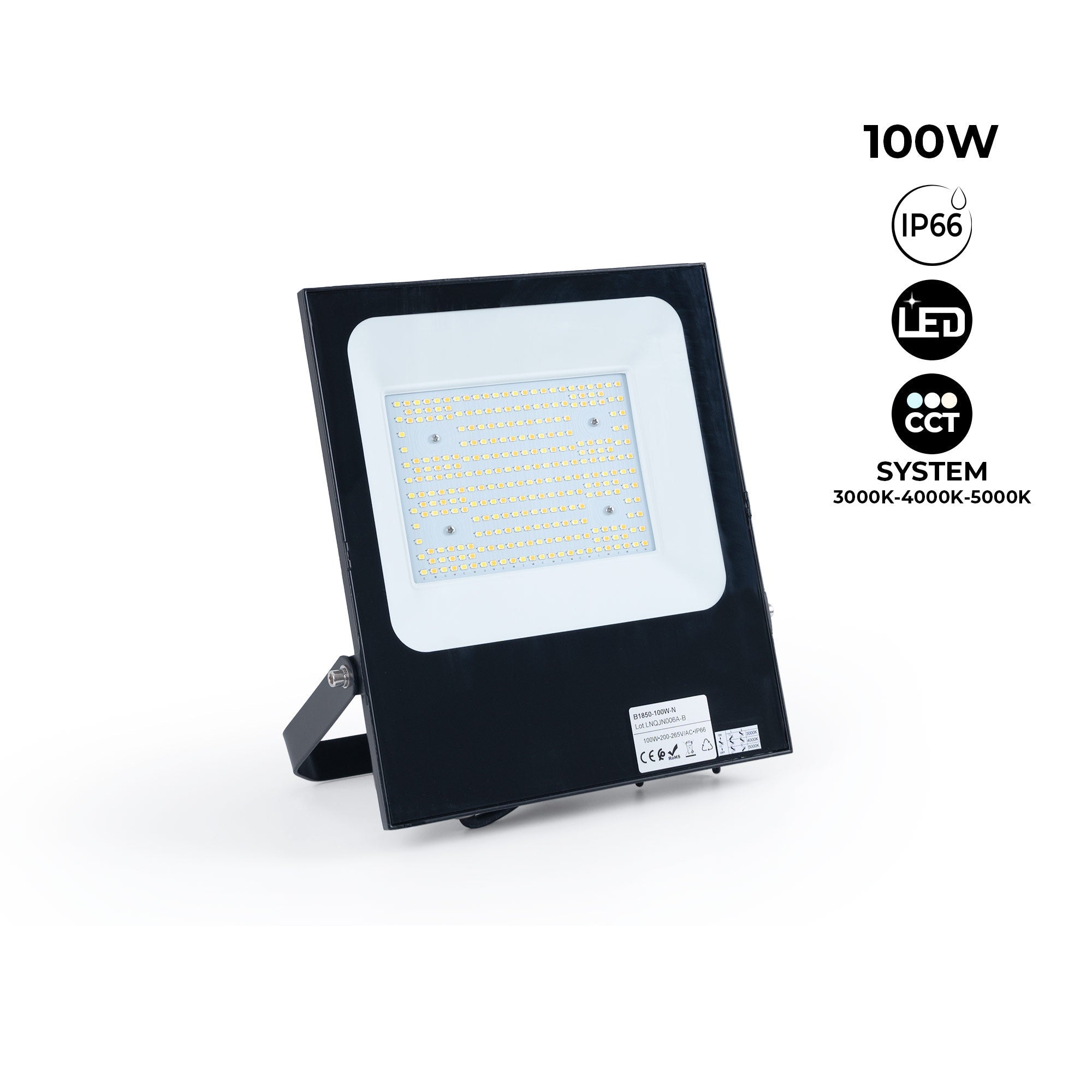 Proyector LED exterior 100W CCT - Serie "PRO" - 110lm/W - IP66