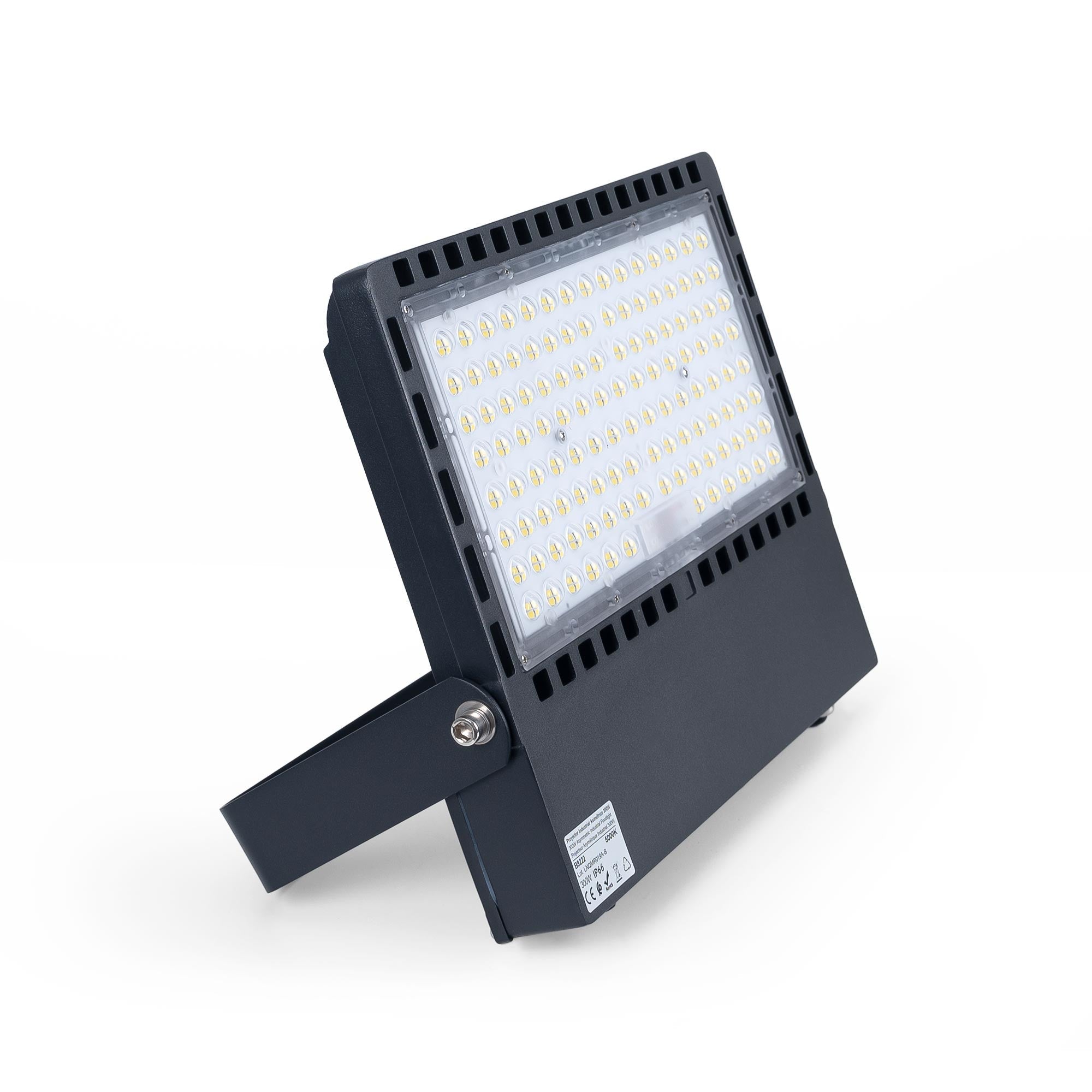 Proyector LED asimétrico exterior 300W - 140lm/W- IP66