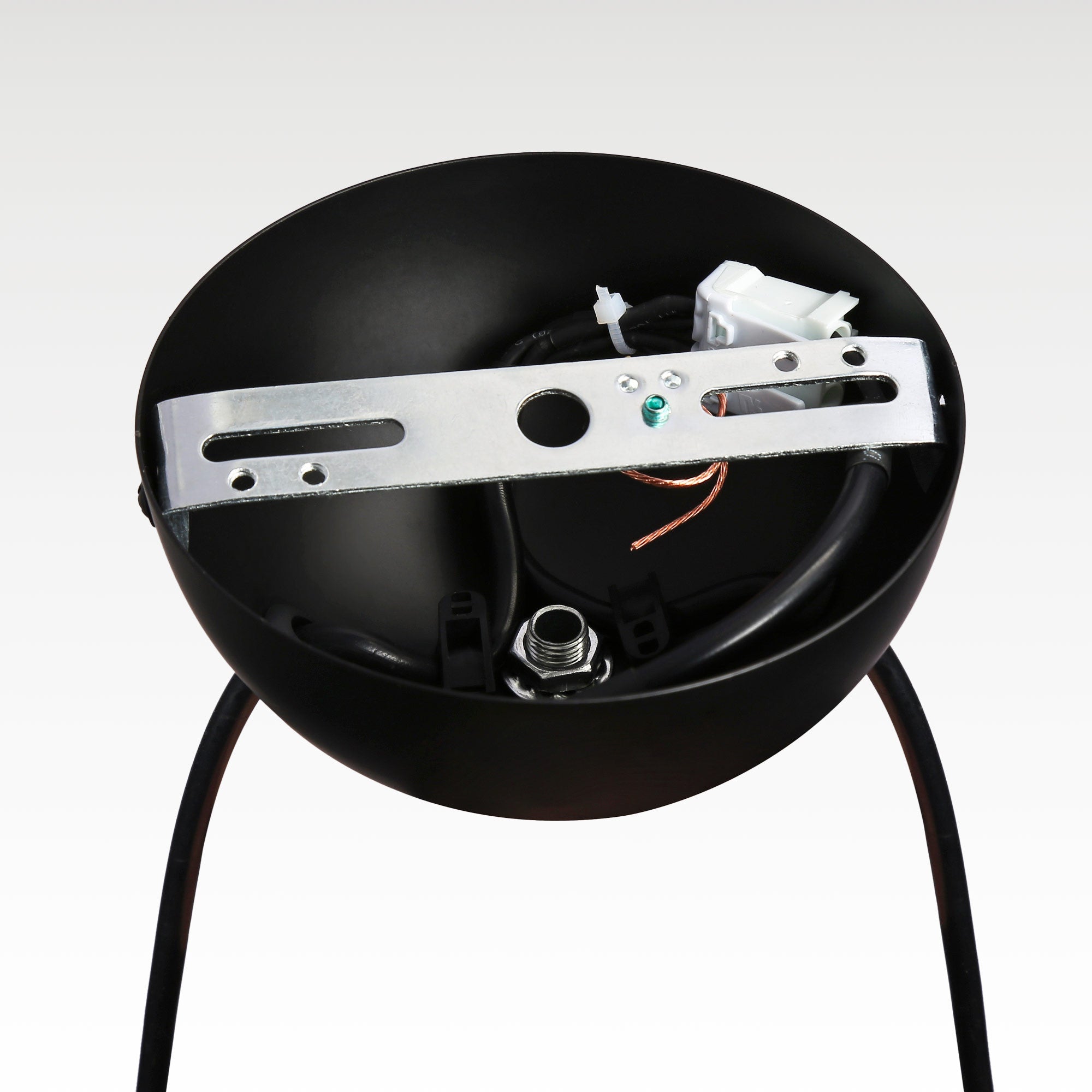 Lampara colgante doble metal y madera  "Selroom" - 2xE27