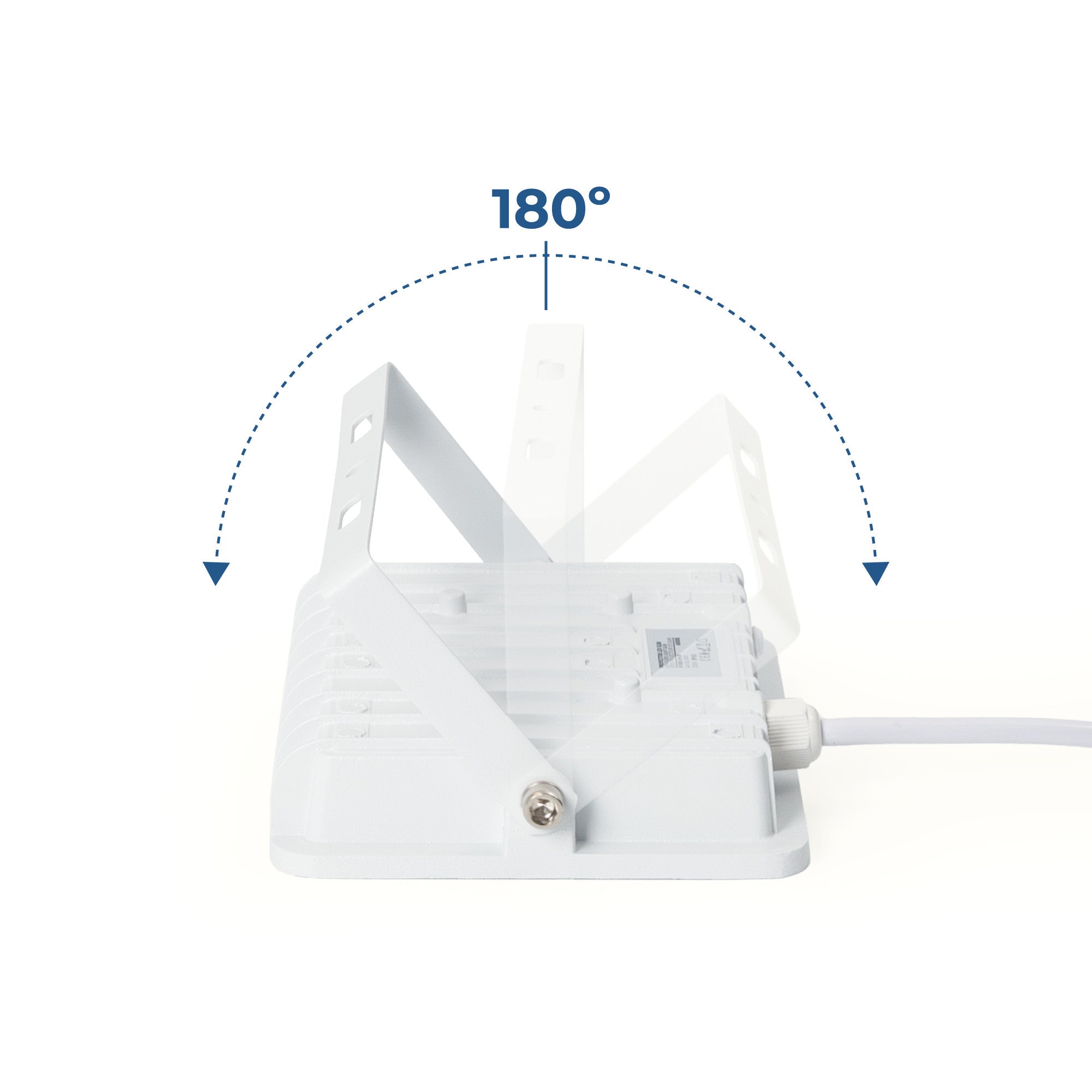 Proyector LED exterior 30W - 95lm/W - IP65 - Blanco