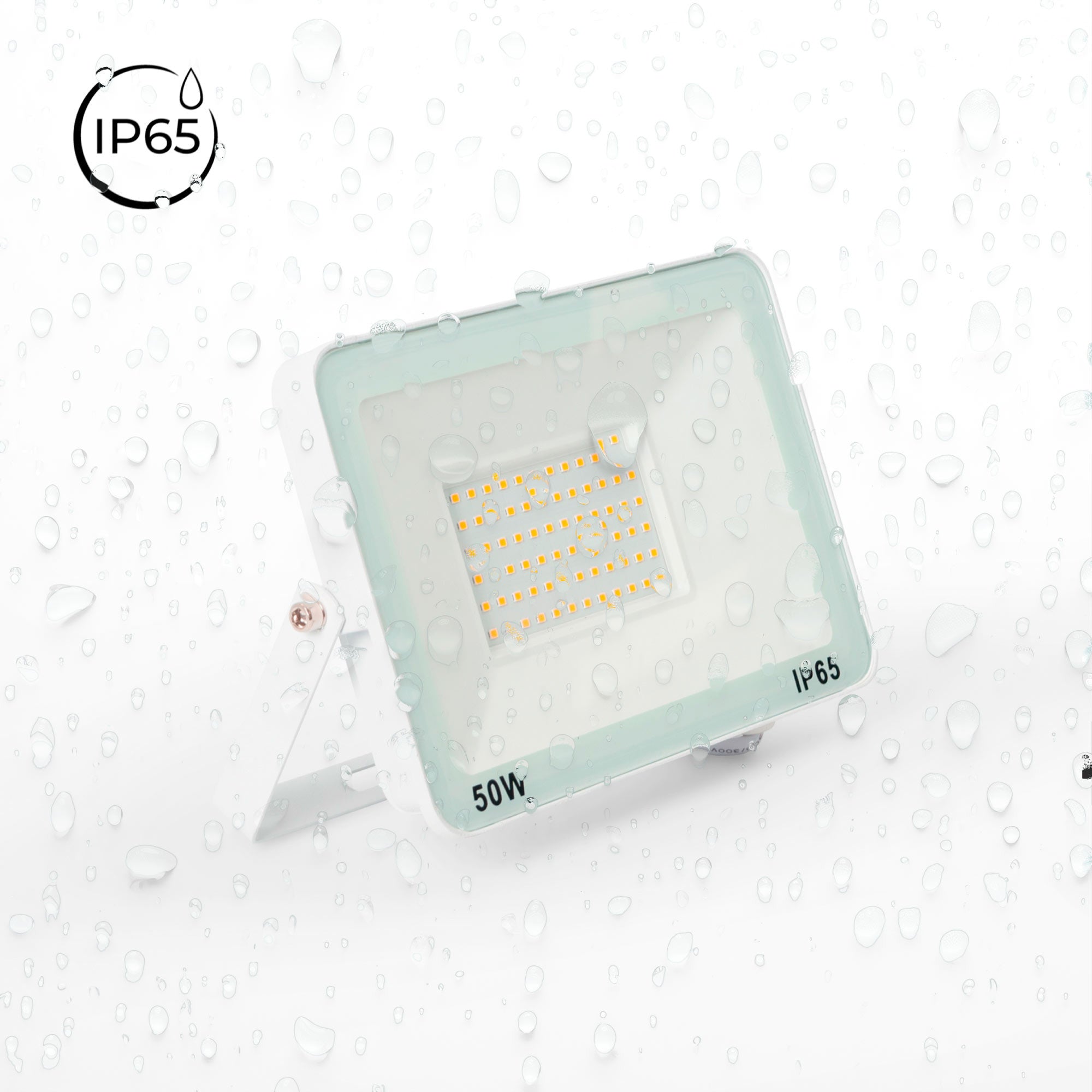 Proyector LED exterior 50W - 95lm/W - IP65 - Blanco