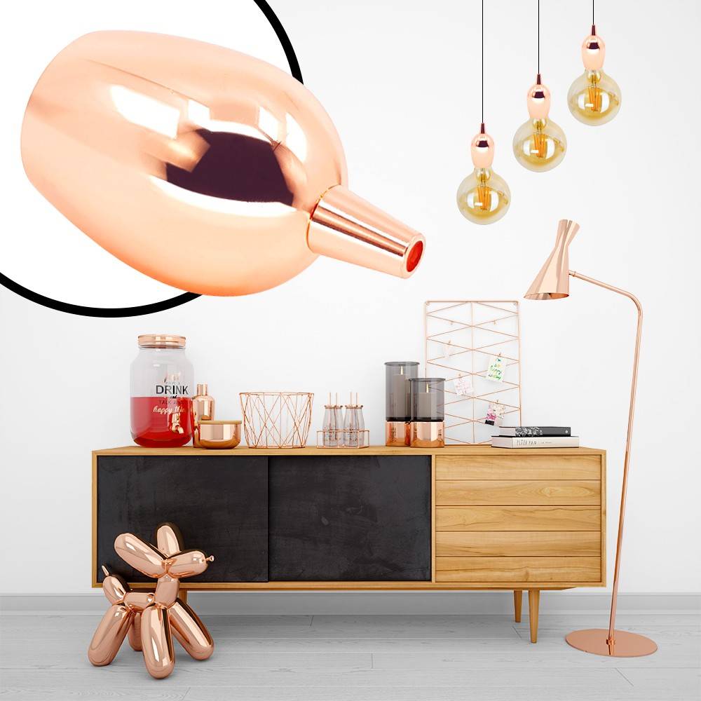 Casquillo E27 Vintage Bronce Rosado