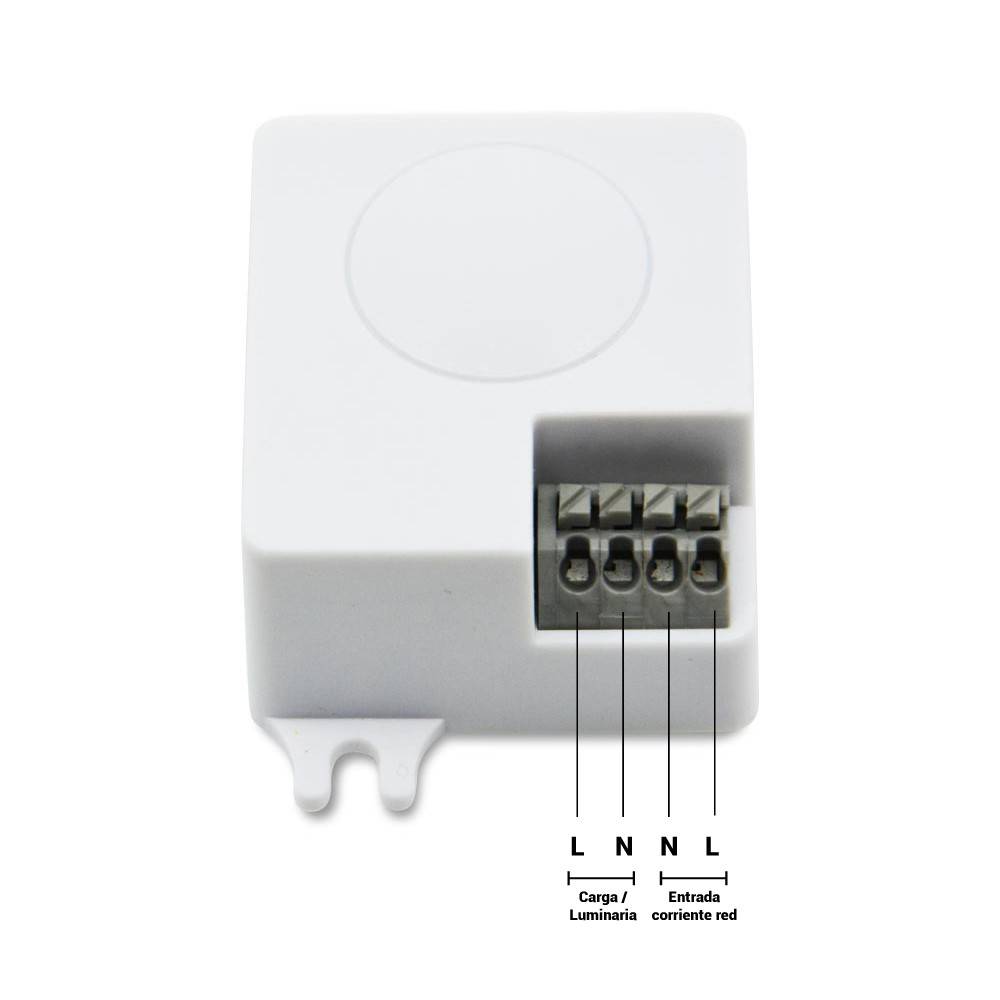 Sensor radar de presencia y movimiento por microondas 360º 5.8GHz IP20