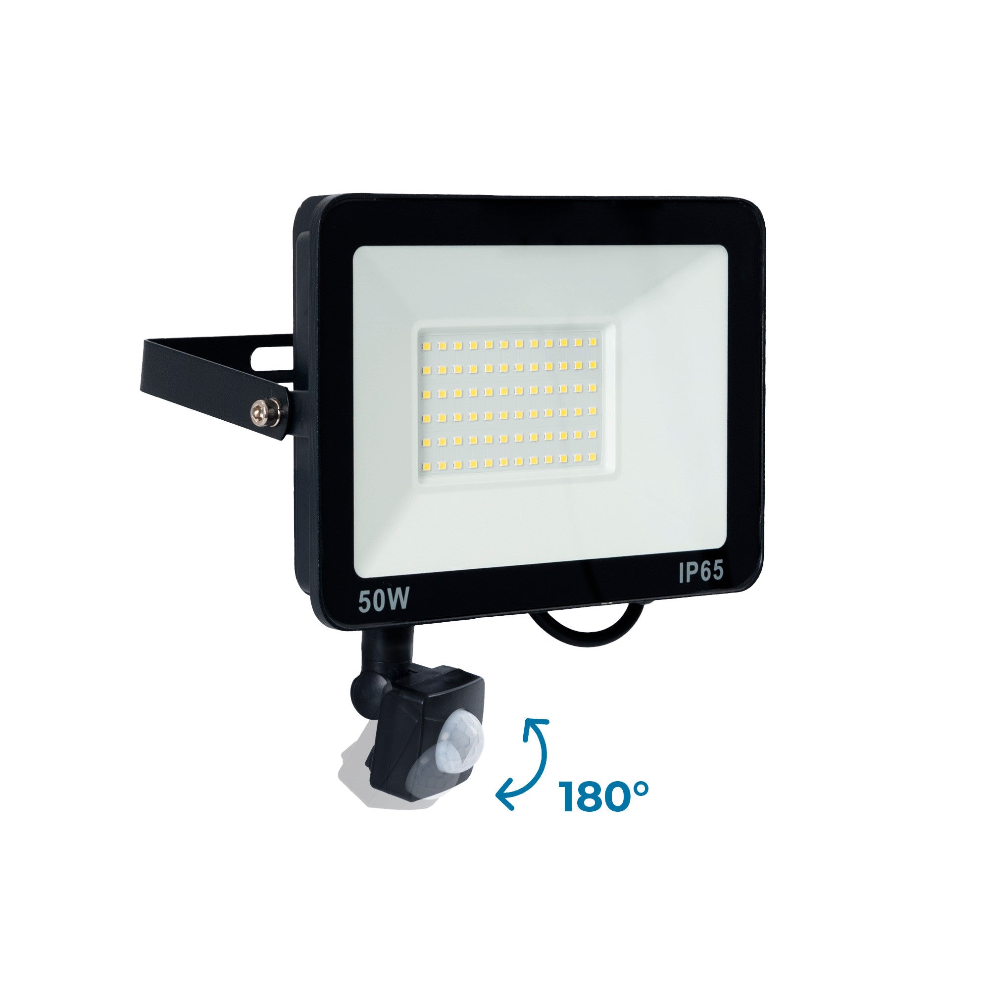 Proyector LED exterior con sensor de movimiento PIR - 50W - IP65 - 6000K