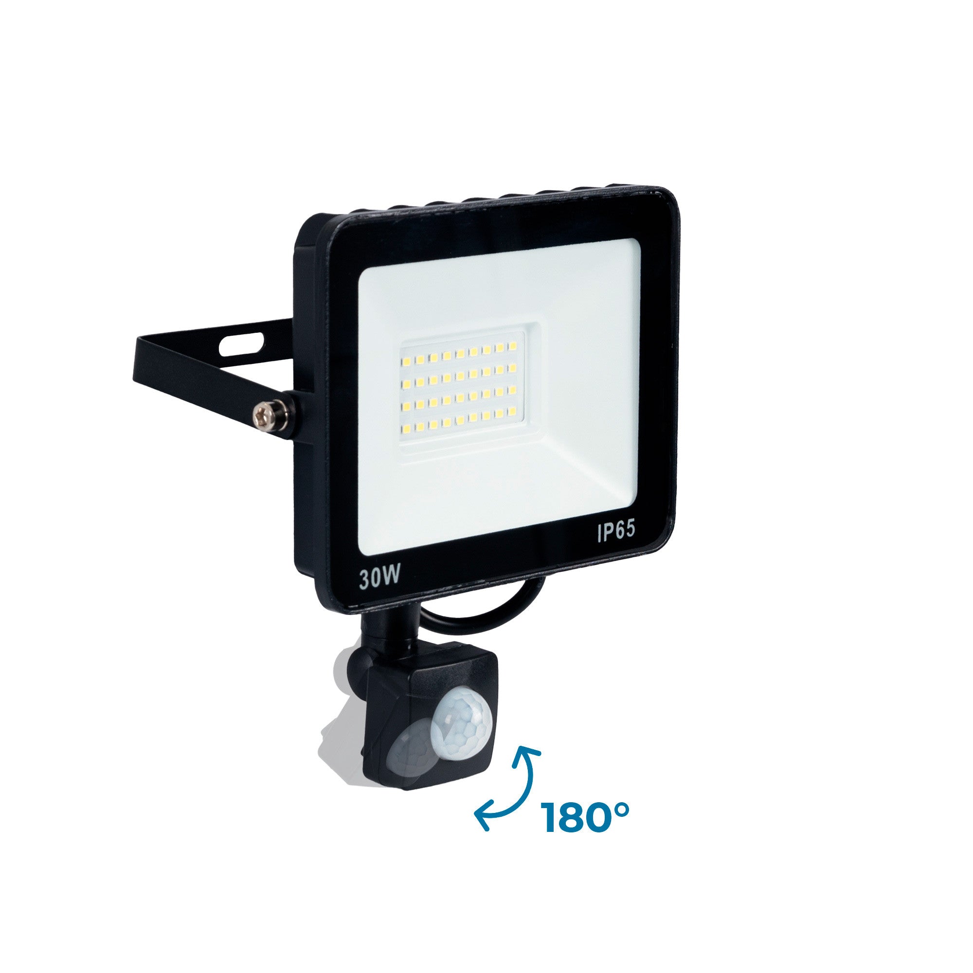 Proyector LED exterior con sensor de movimiento PIR - 30W - IP65 - 6000K