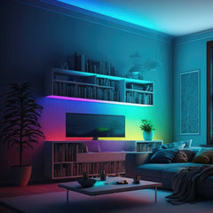 Tira LED inteligente RGB COB 24V DC - Emisión lateral - 12W/m - 10mm - IP20 - Rollo de 5 metros