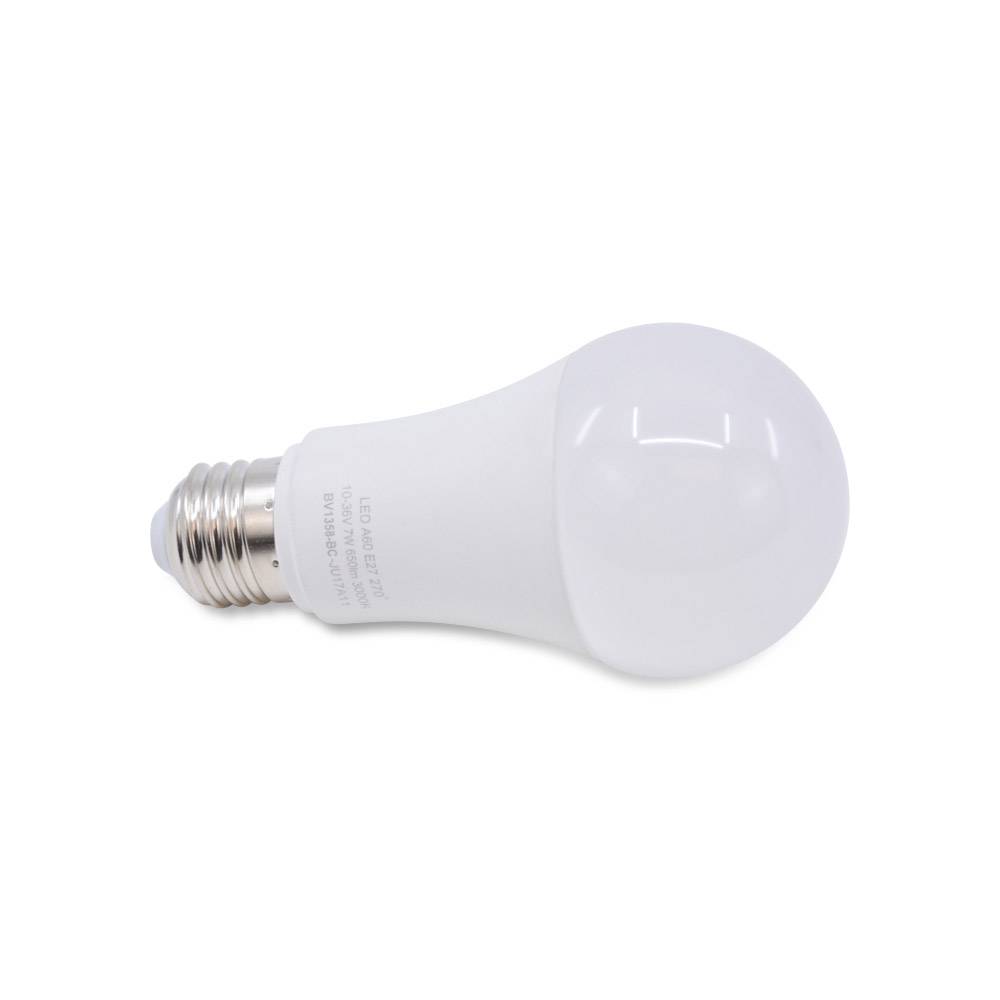 Bombilla 10-36V 7W E27 A60 para caravanas, camping y embarcaciones