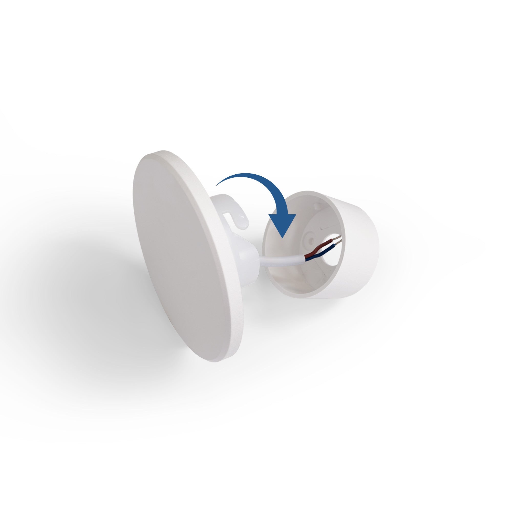 Aplique de pared circular "Eclipse" 9W - CCT - IP65