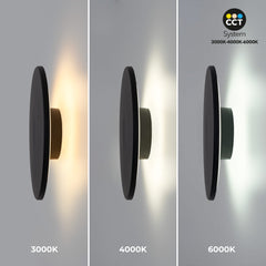 Aplique de pared circular "Eclipse" 18W - CCT - IP65