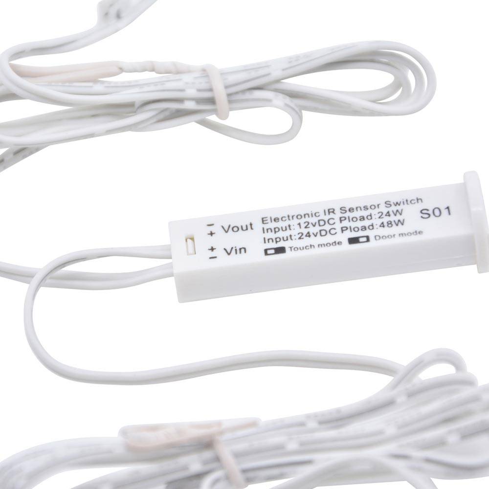 Interruptor con sensor empotrable para armarios IR - 12/24V-DC- IP20