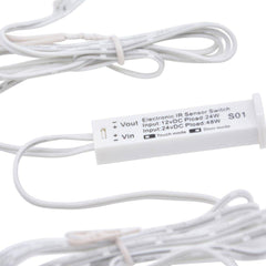 Interruptor con sensor empotrable para armarios IR - 12/24V-DC- IP20