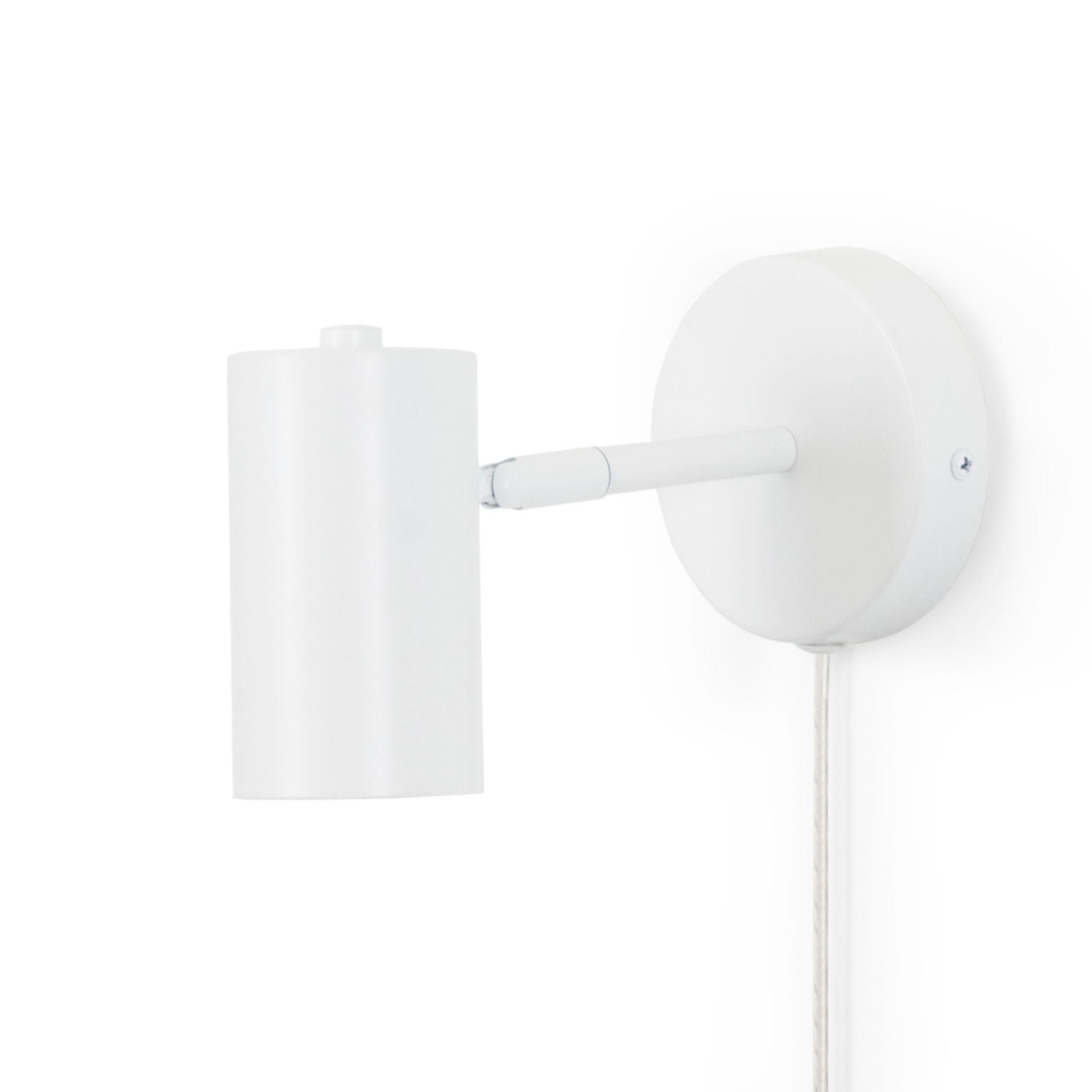 Aplique de pared interior orientable "Ben" con cable y enchufe - E27