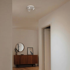 Aplique de techo triple orientable "IRIS 3" + 3 bombillas AR111