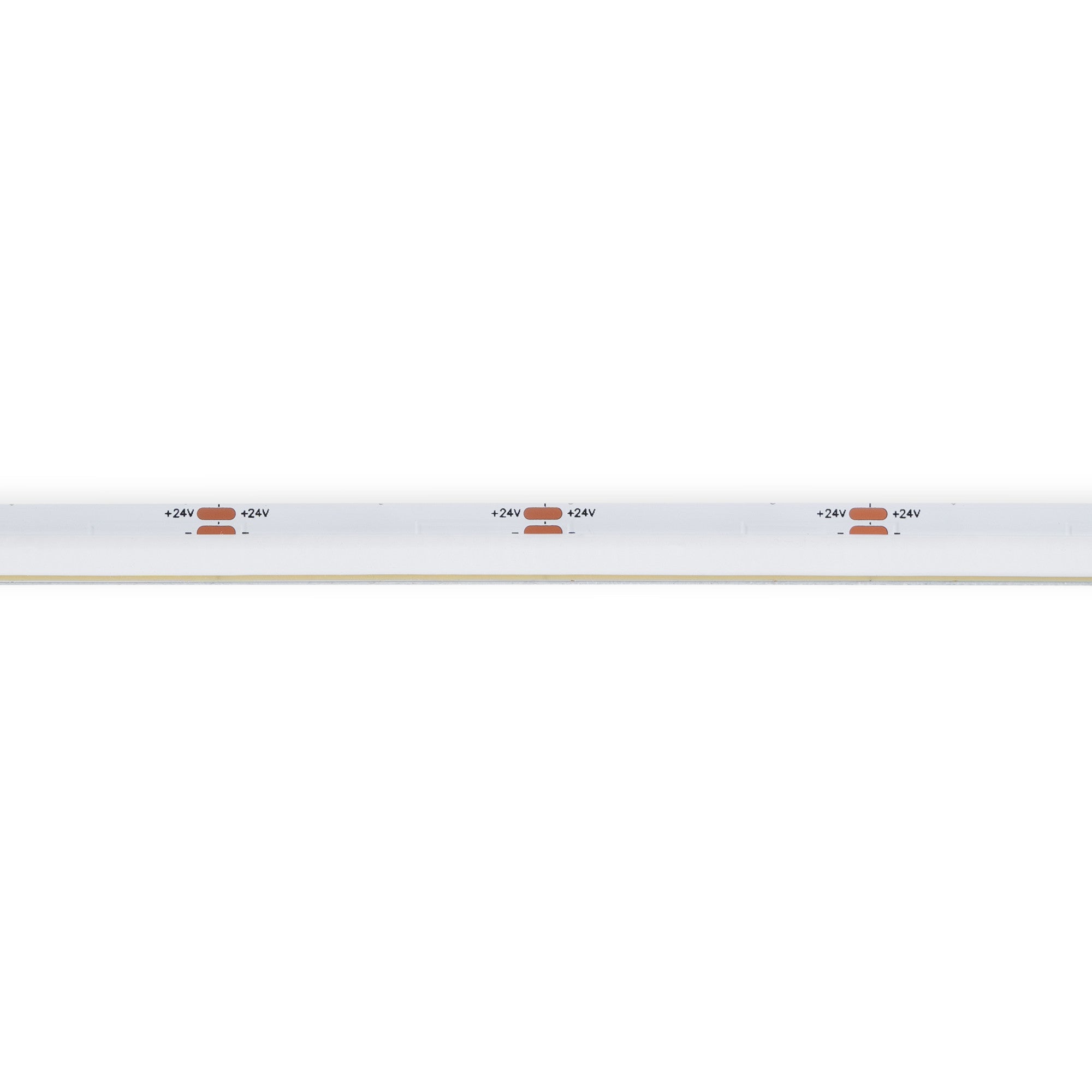 Tira LED COB 24V DC monocolor - Emisión lateral - 9W/m - 8mm - IP20 - Corte c/ 3cm - Rollo de 5 metros