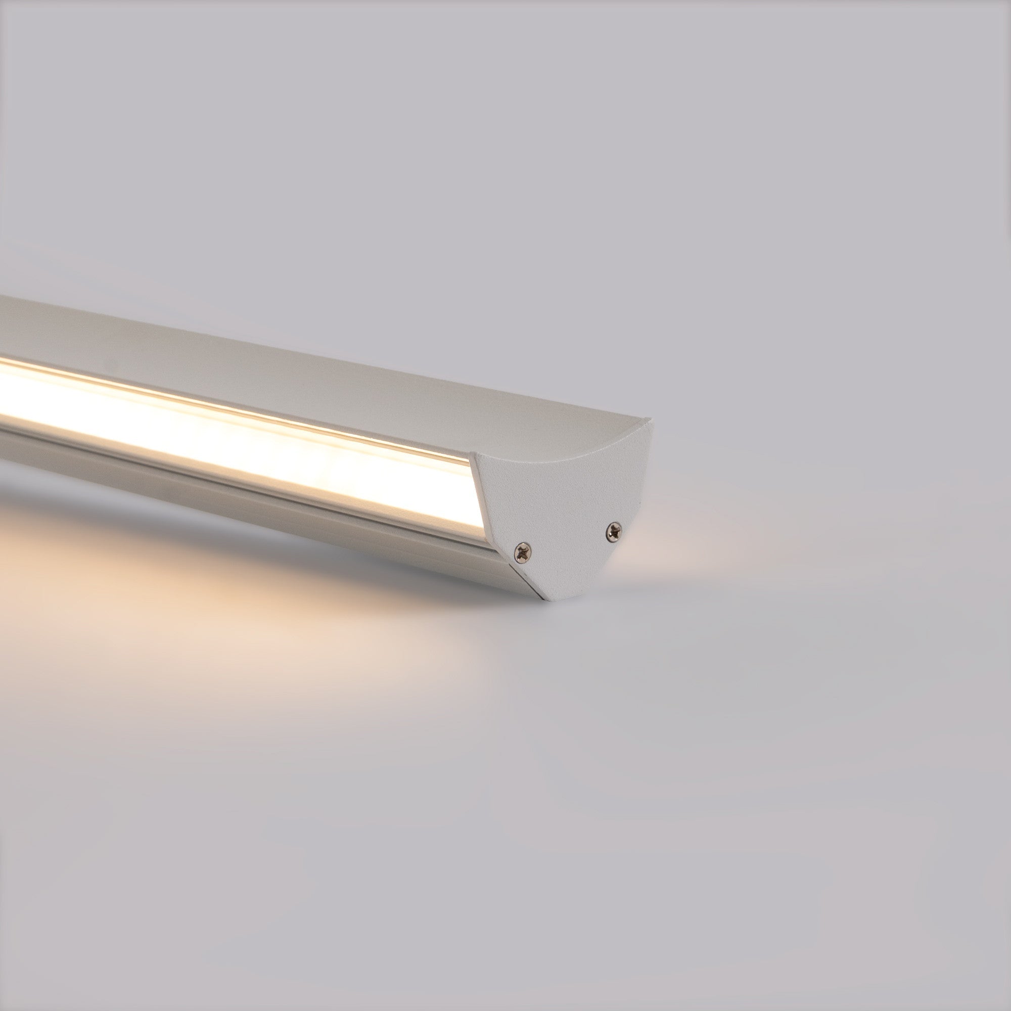 Tapa para perfil de esquina para tira LED doble - Ref. BPERFALP191