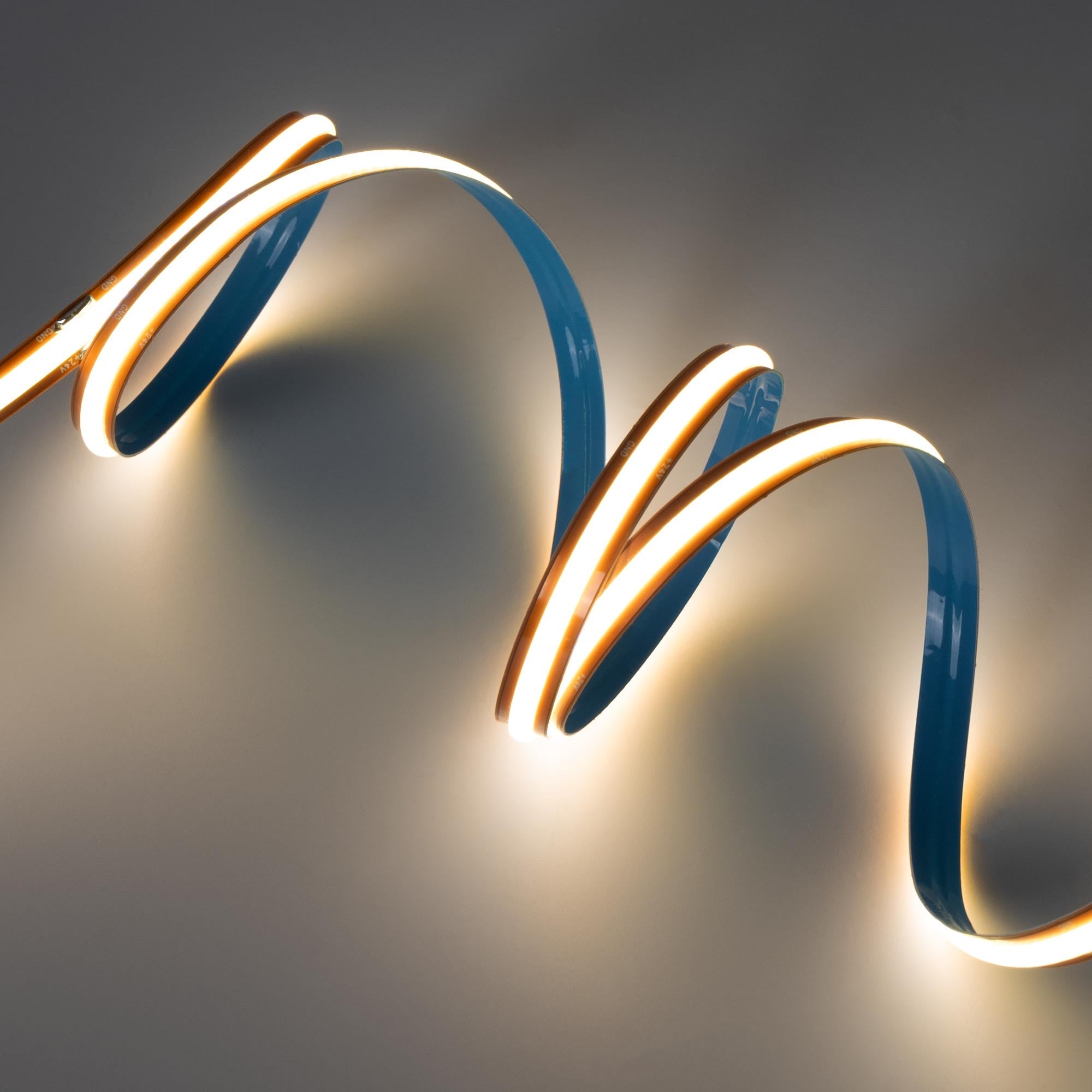 Tira LED COB 24V DC -Monocolor - FREE CUT - 11W/m - 8mm - IP20 - Rollo de 10 metros
