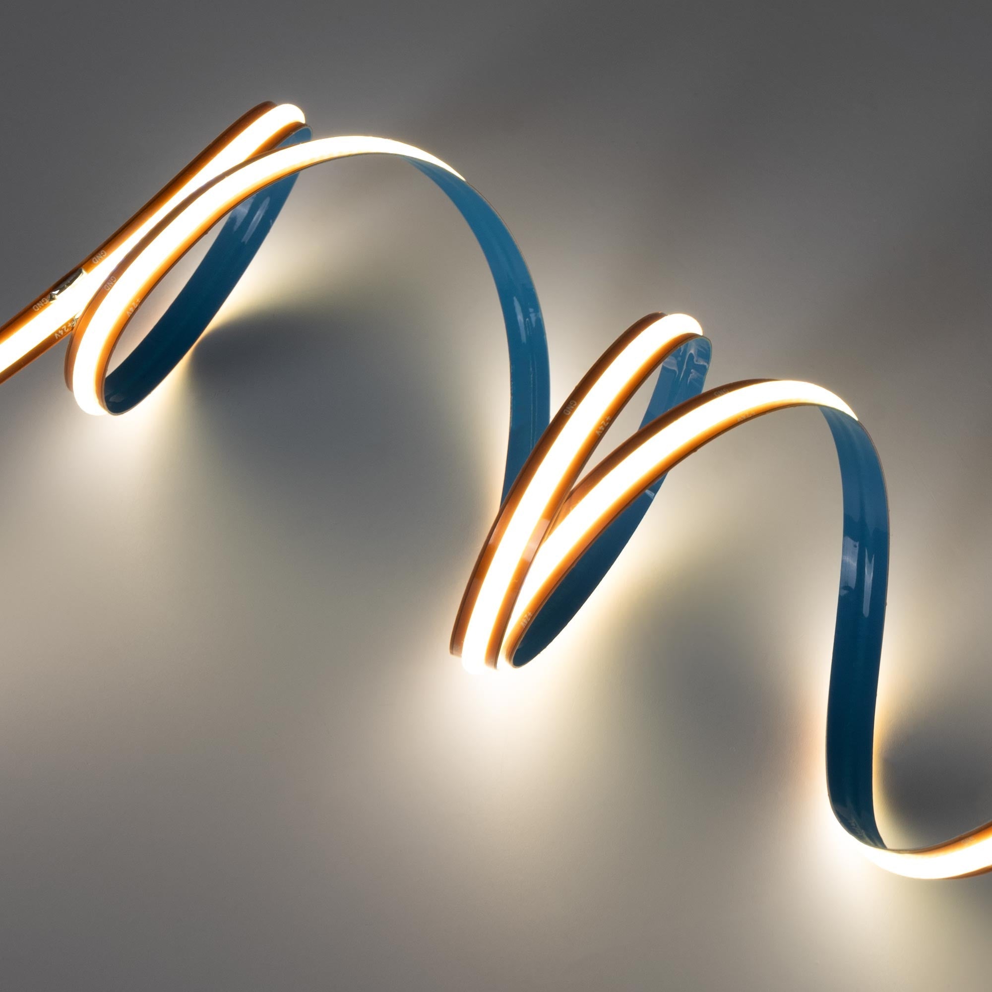 Tira LED COB 24V DC -Monocolor - FREE CUT - 11W/m - 8mm - IP20 - Rollo de 10 metros