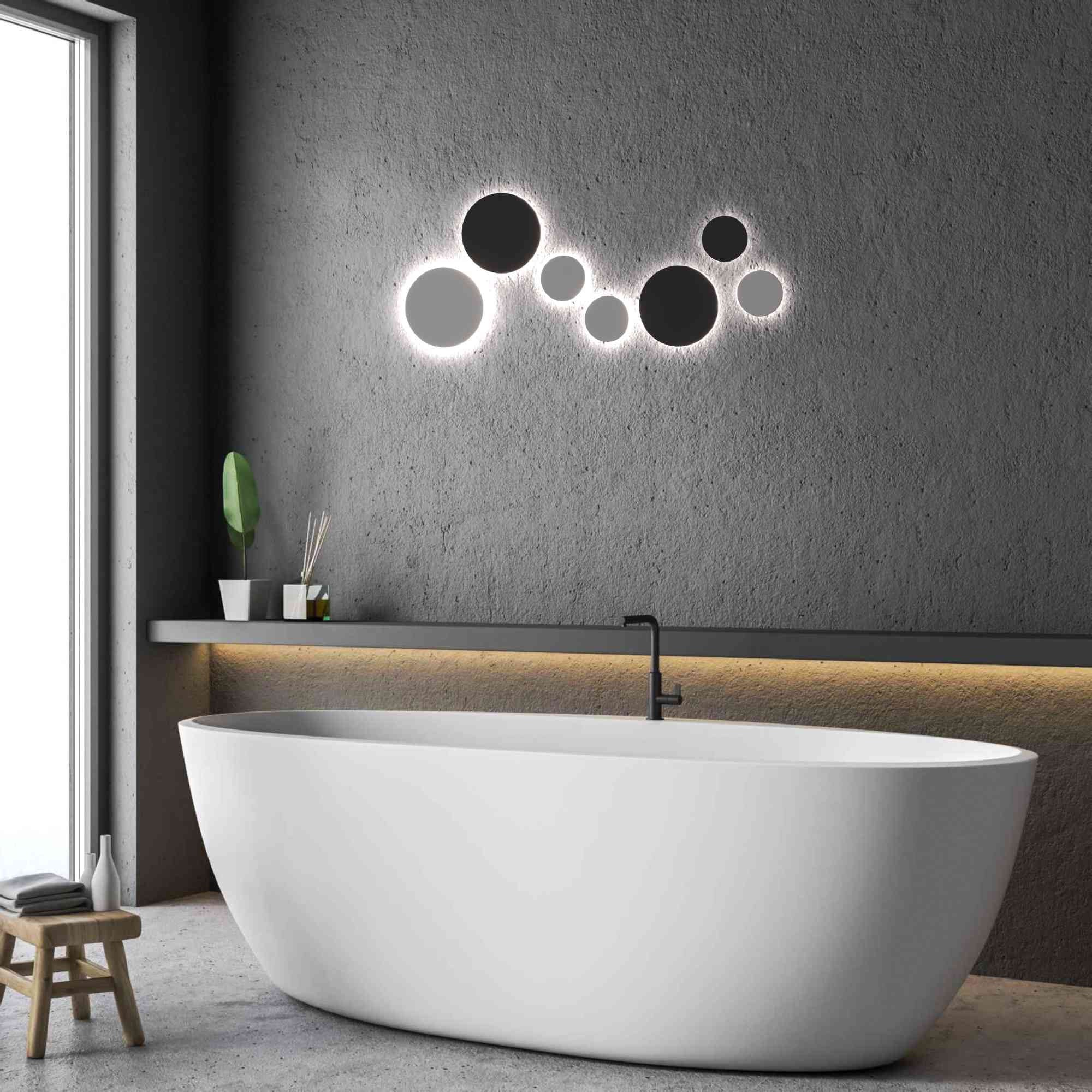 Aplique de pared circular "Eclipse" 9W - CCT - IP65
