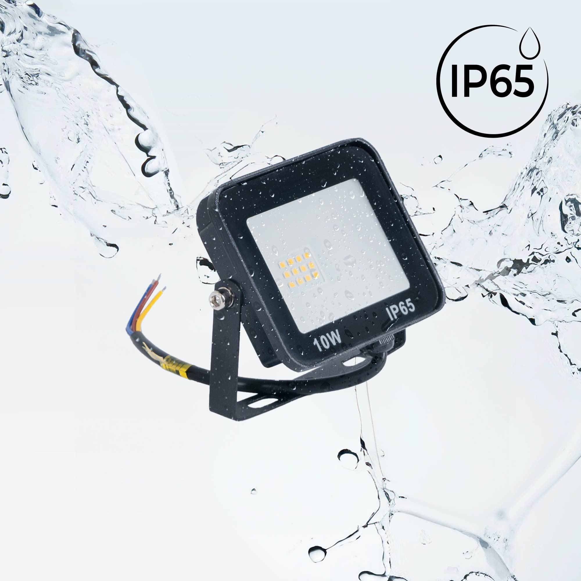 Pack de 5 proyectores LED exterior 10W - 95lm/W - IP65