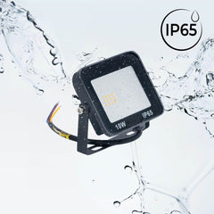 Pack de 10 proyectores LED exterior 10W - 95lm/W - IP65