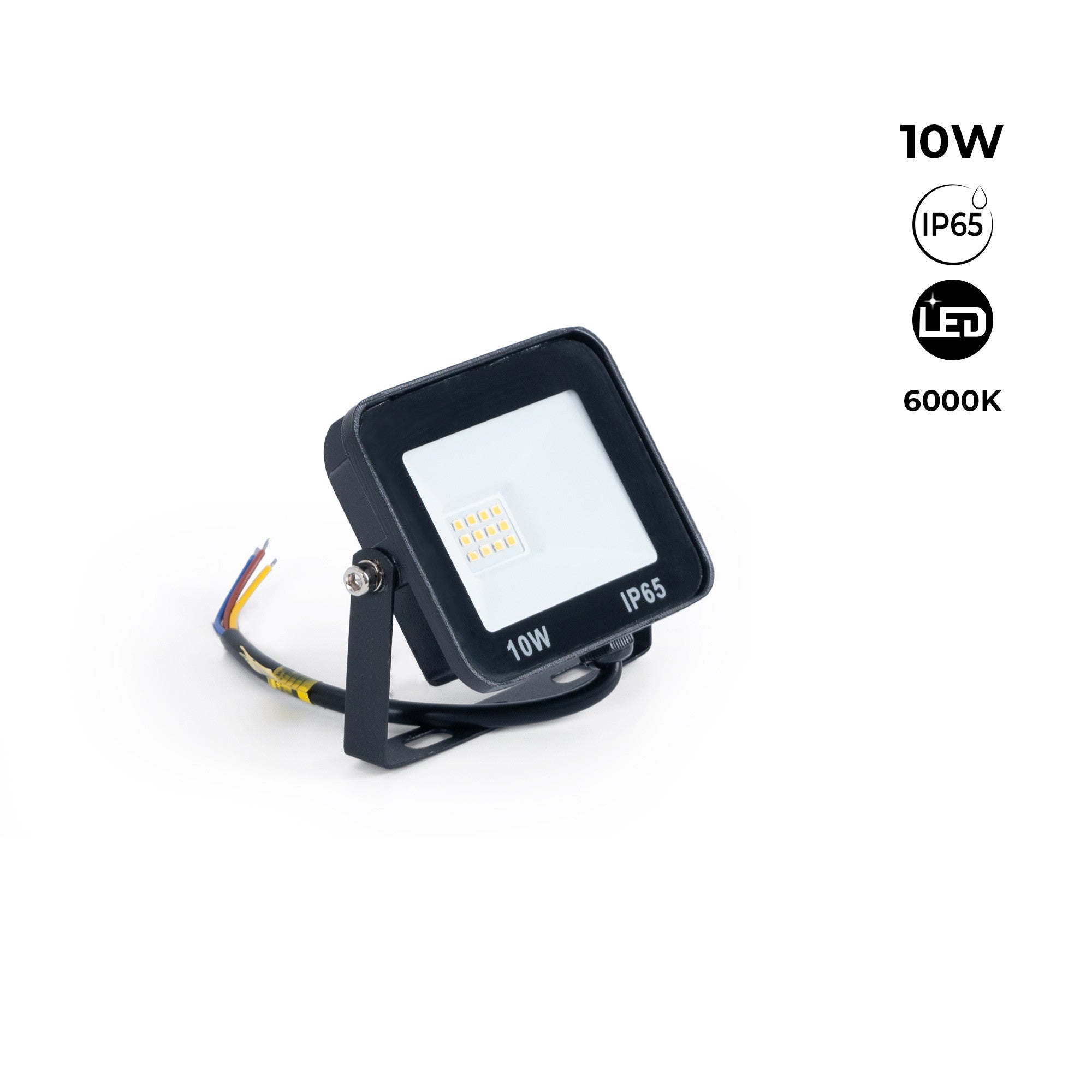 Pack de 10 proyectores LED exterior 10W - 95lm/W - IP65