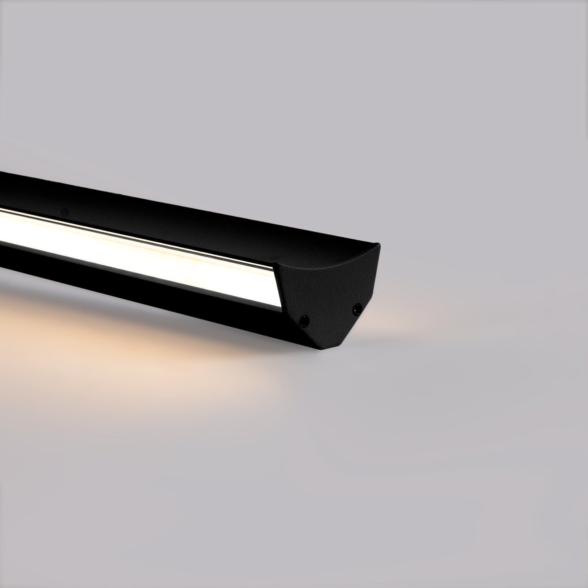 Tapa para perfil de esquina para tira LED doble - Ref. BPERFALP191