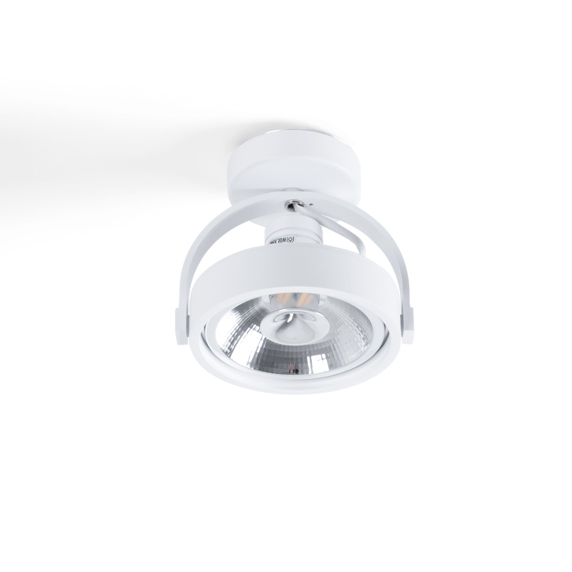 Foco de techo orientable "IRIS" + Bombilla AR111 GU10
