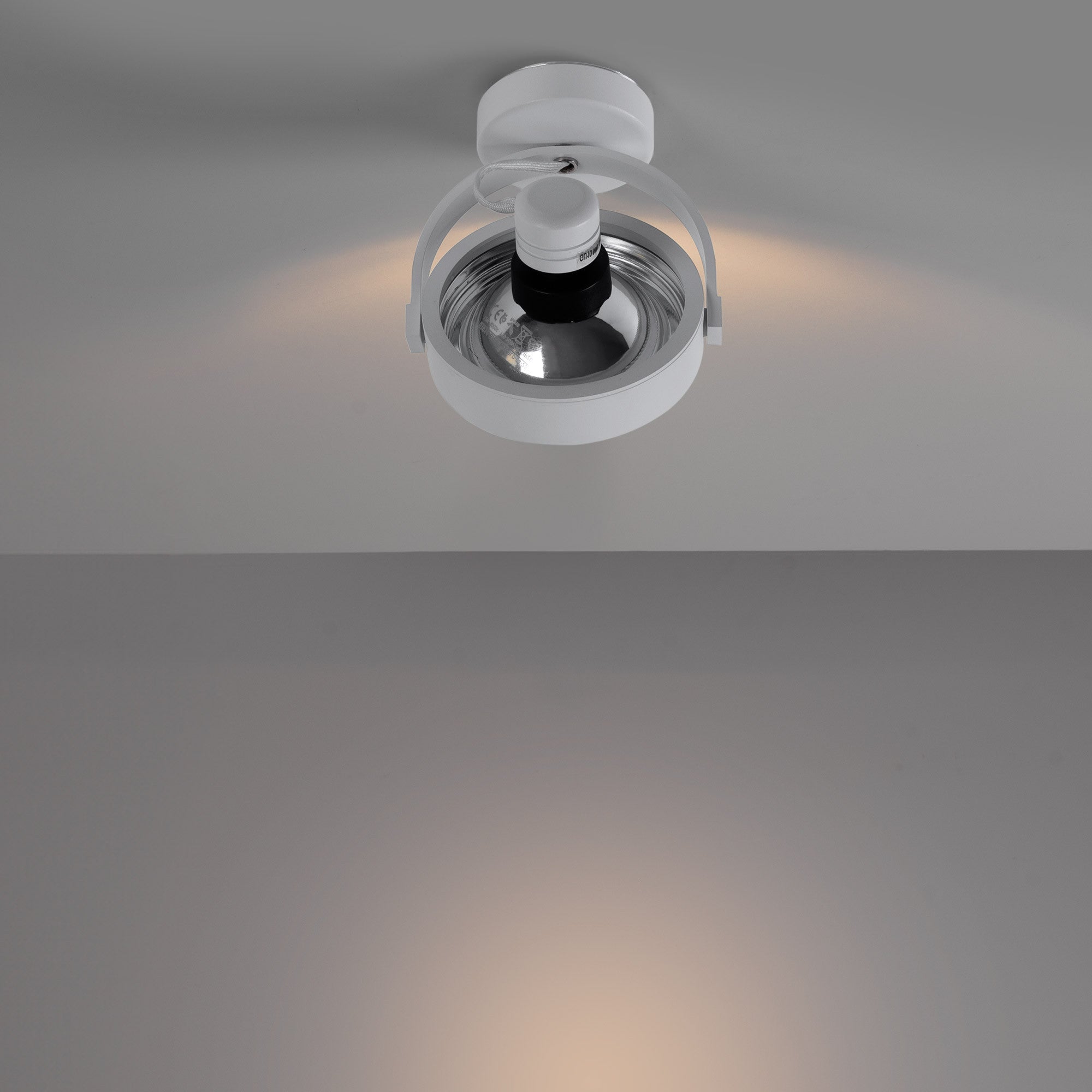 Foco de techo orientable "IRIS" + Bombilla AR111 GU10