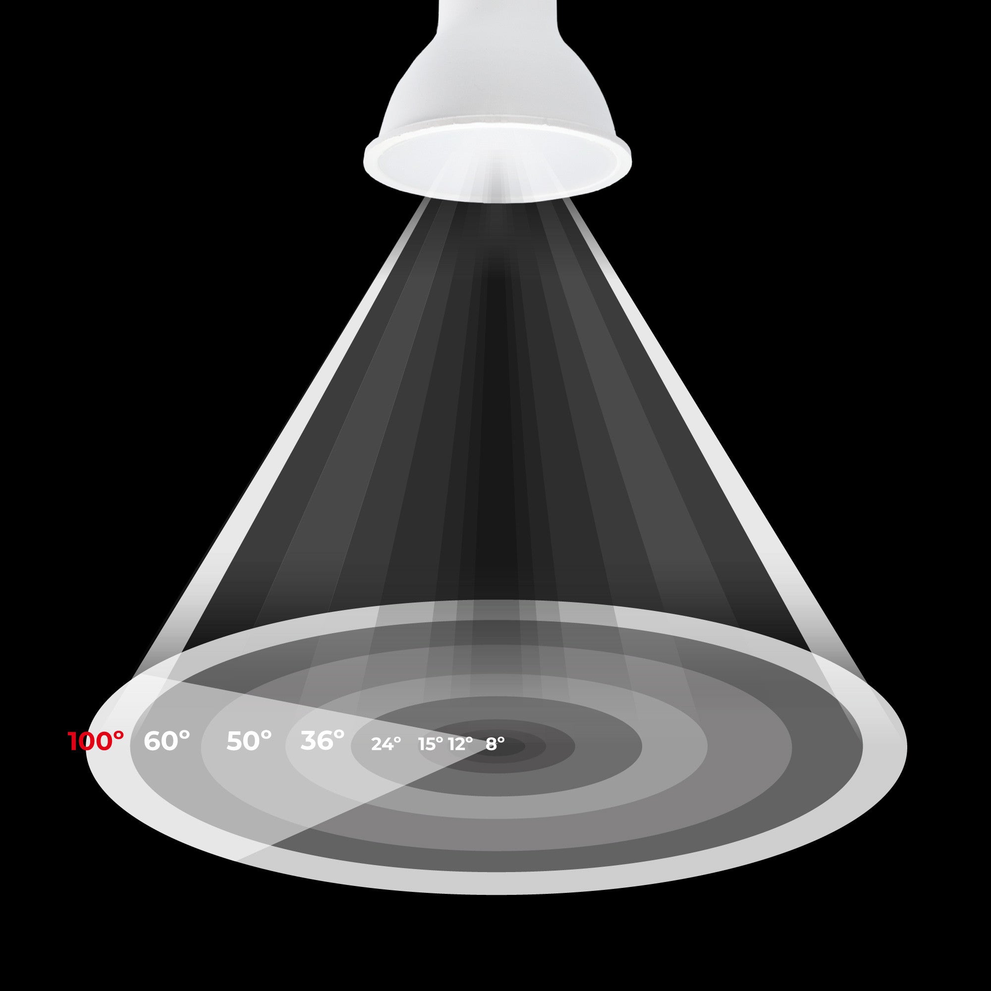 Bombilla LED de colores - GU10 - 5W - 45º