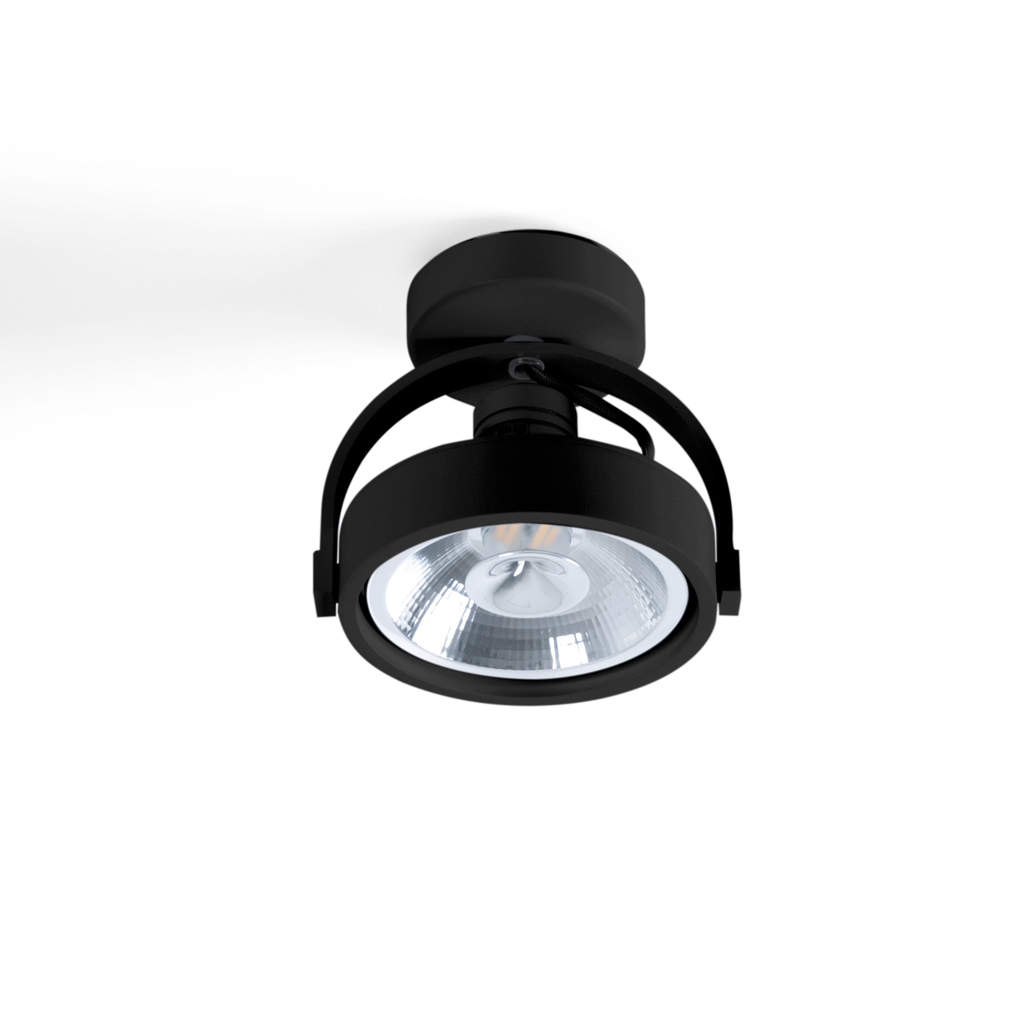 Foco de techo orientable "IRIS" + Bombilla AR111 GU10