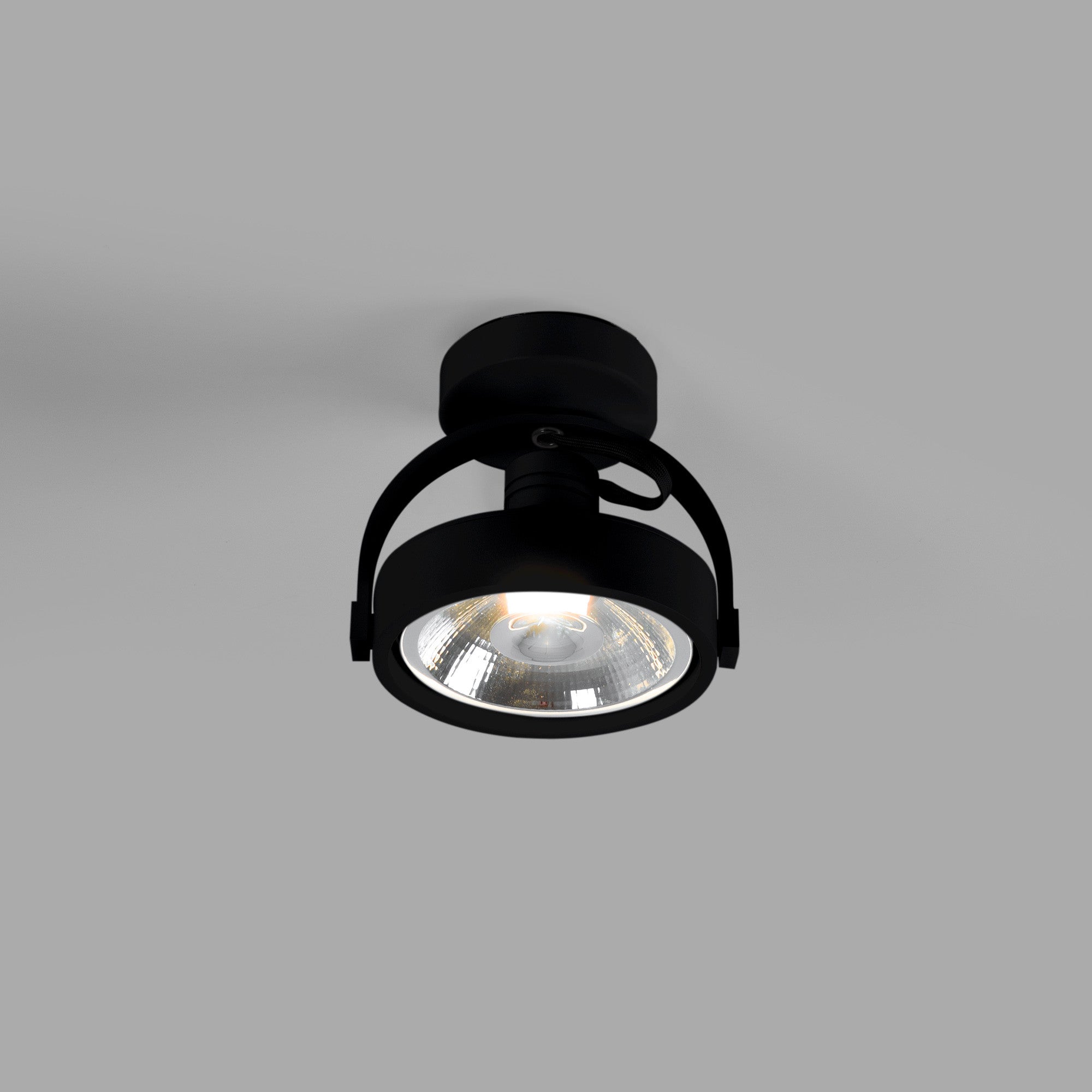 Foco de techo orientable "IRIS" + Bombilla AR111 GU10