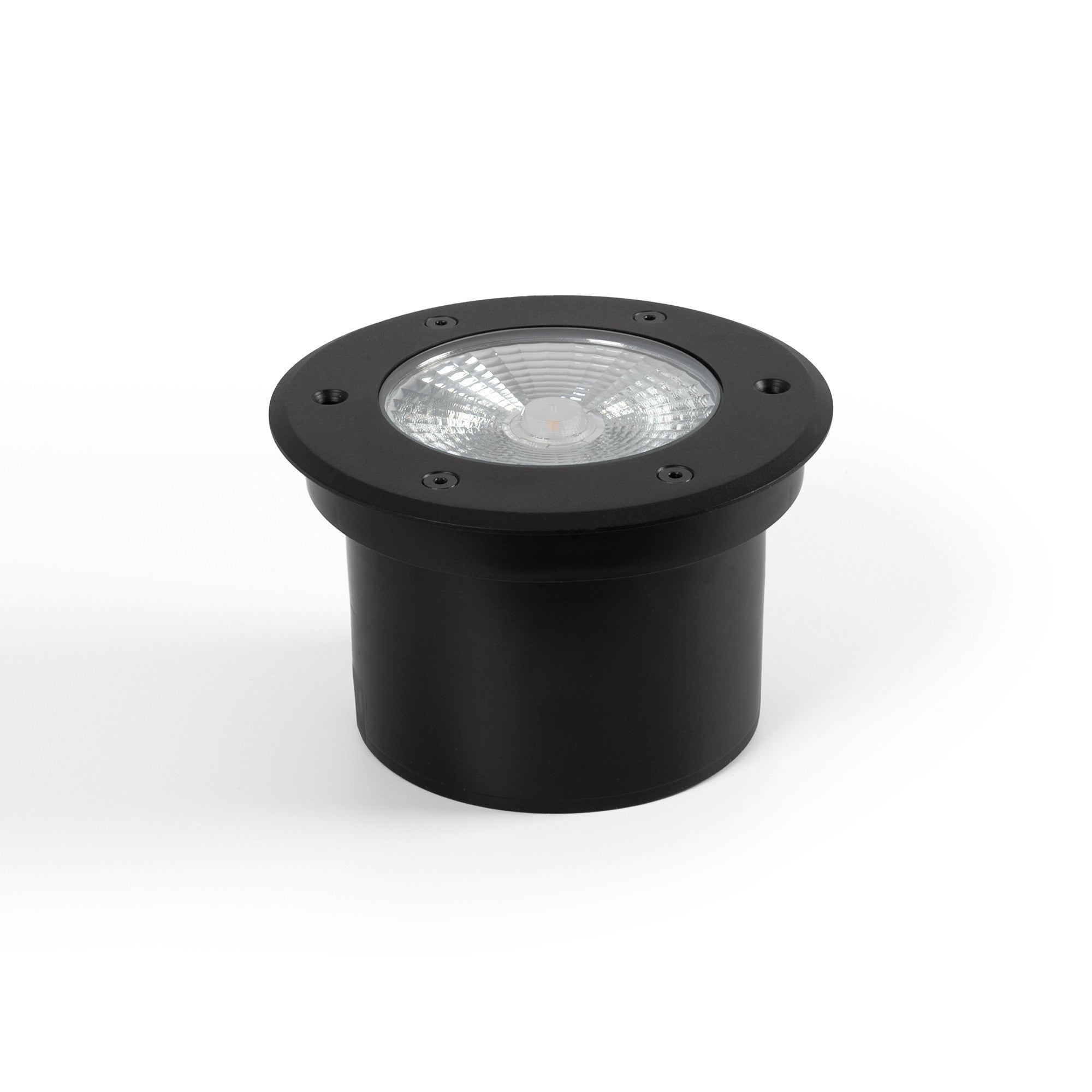 Baliza LED exterior suelo 18W - 12V DC - IP67 - Ø15cm -30º - RGB/3000K