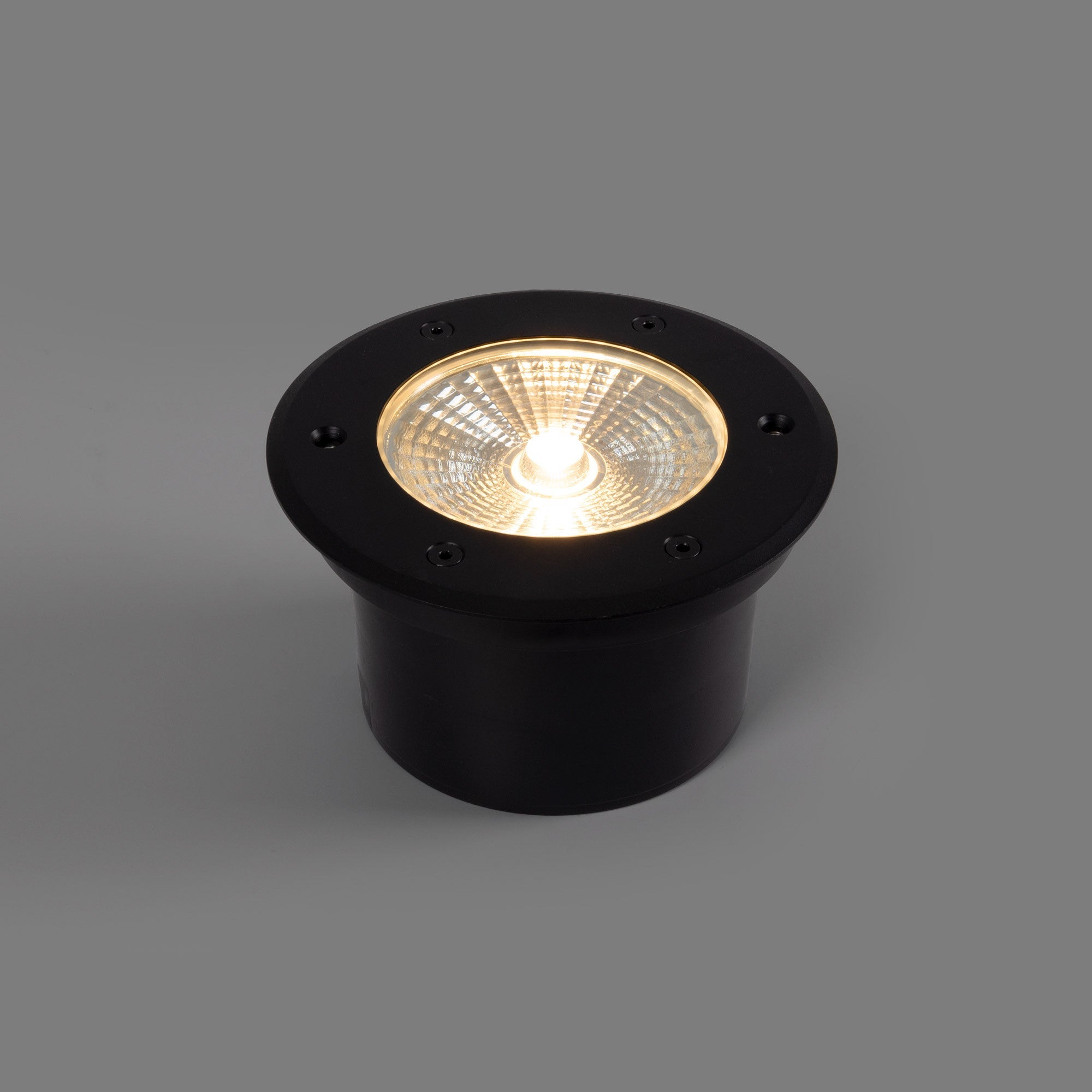 Baliza LED exterior suelo 18W - 12V DC - IP67 - Ø15cm -30º - RGB/3000K