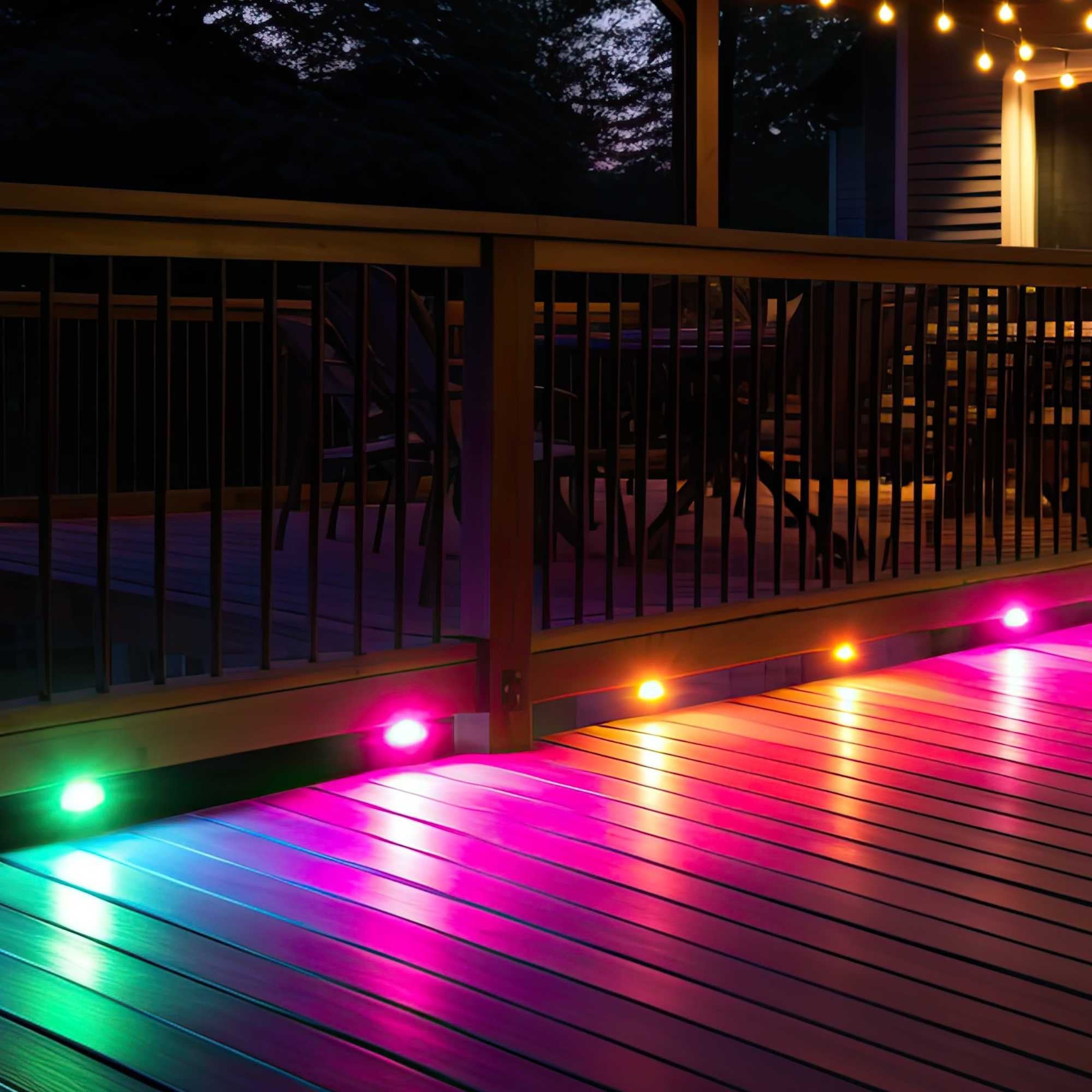 Baliza LED exterior suelo 18W - 12V DC - IP67 - Ø15cm -30º - RGB/3000K