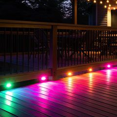 Baliza LED exterior suelo 18W - 12V DC - IP67 - Ø15cm -30º - RGB/3000K