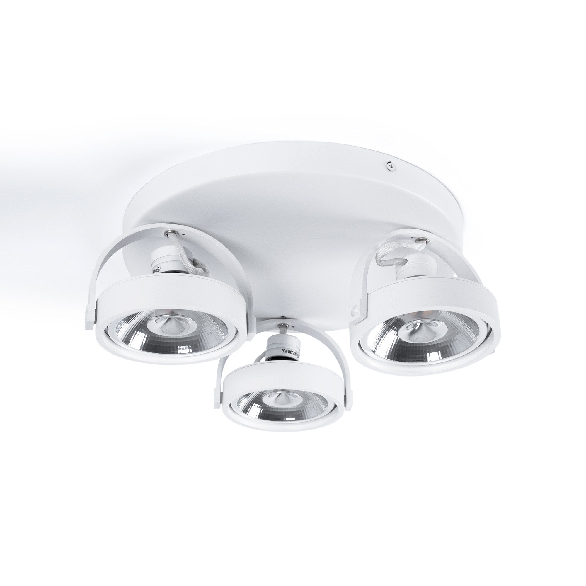 Aplique de techo triple orientable "IRIS 3" + 3 bombillas AR111