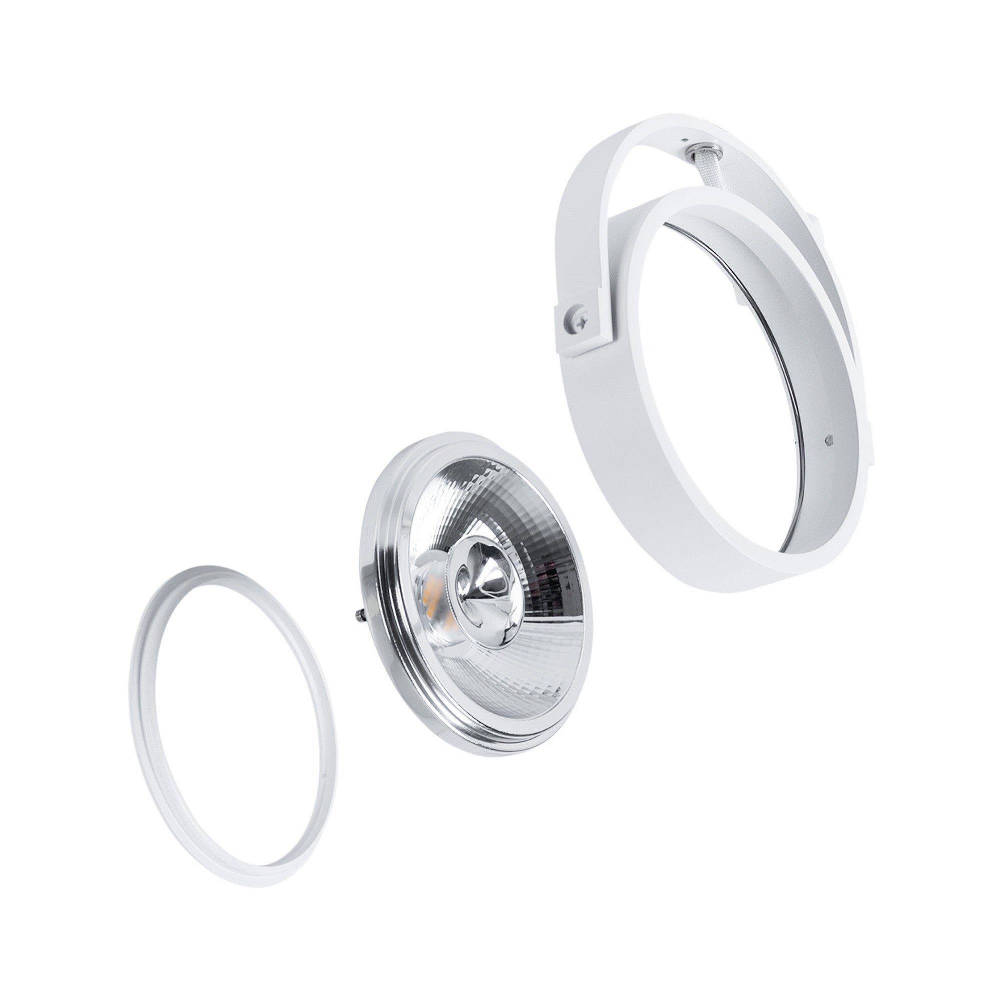Aplique de techo triple orientable "IRIS 3" + 3 bombillas AR111