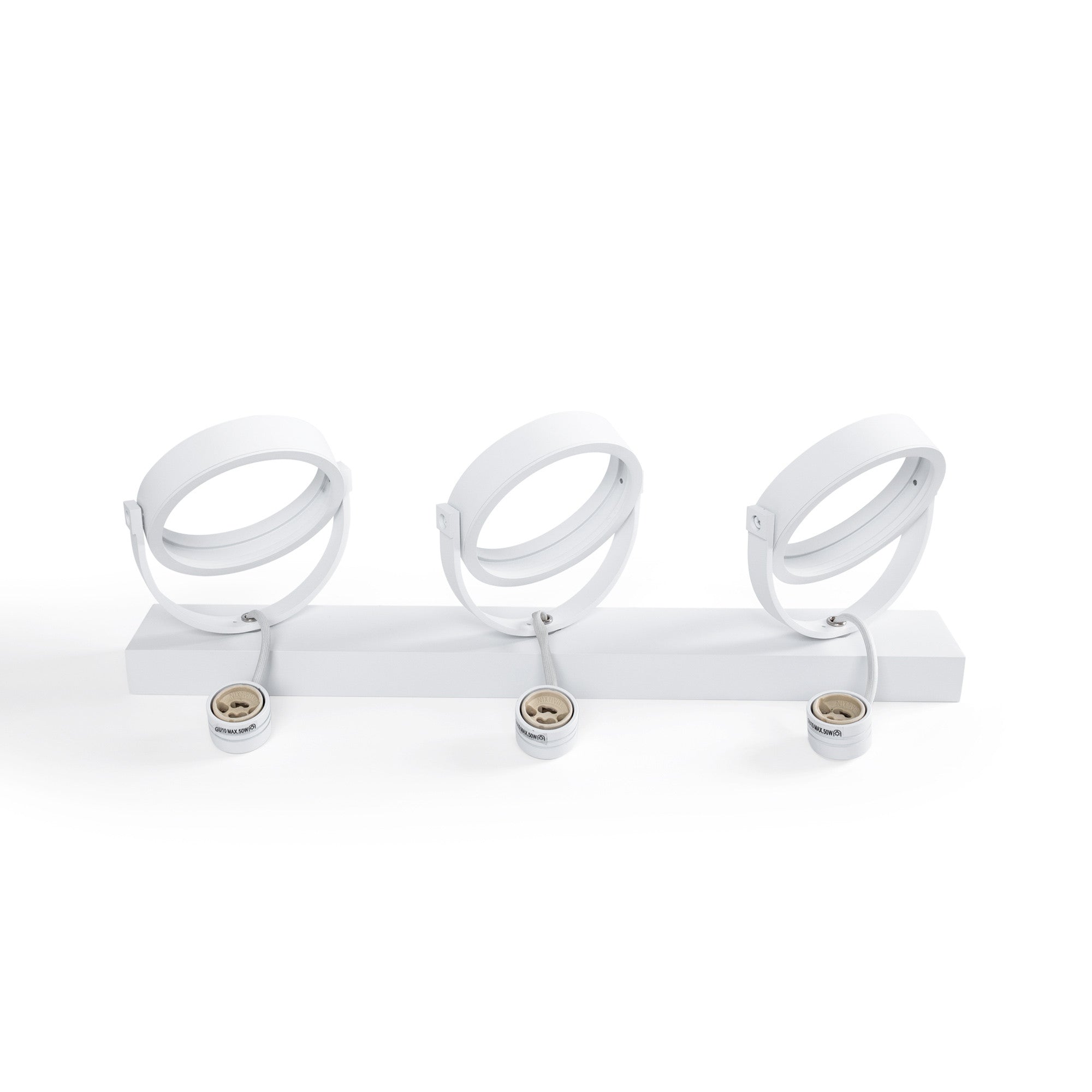 Foco de techo triple orientable "IRIS" - 3 x AR111 GU10