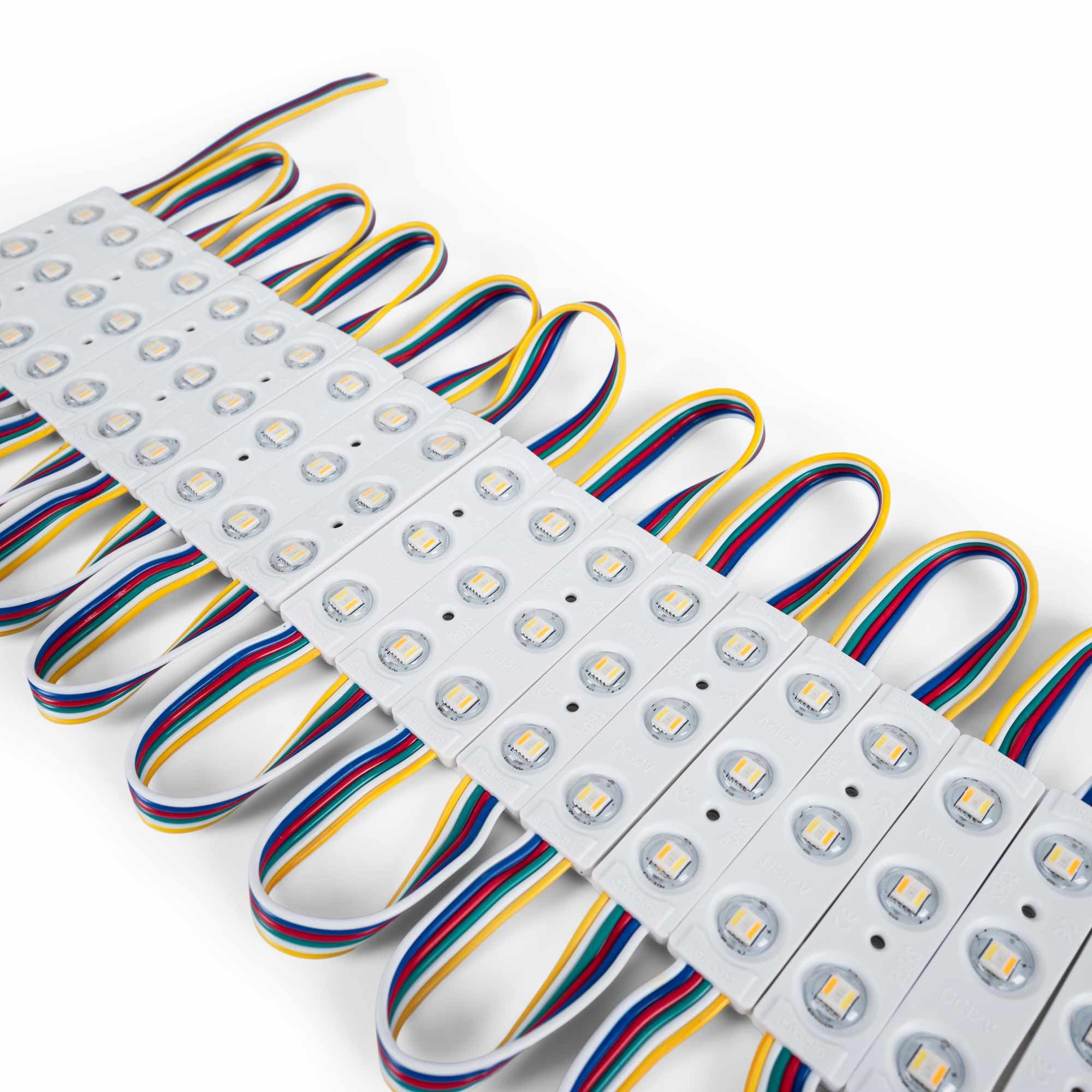 Módulos LED RGB + CCT para rótulos - 0.96W - 12V - IP65 - 120º
