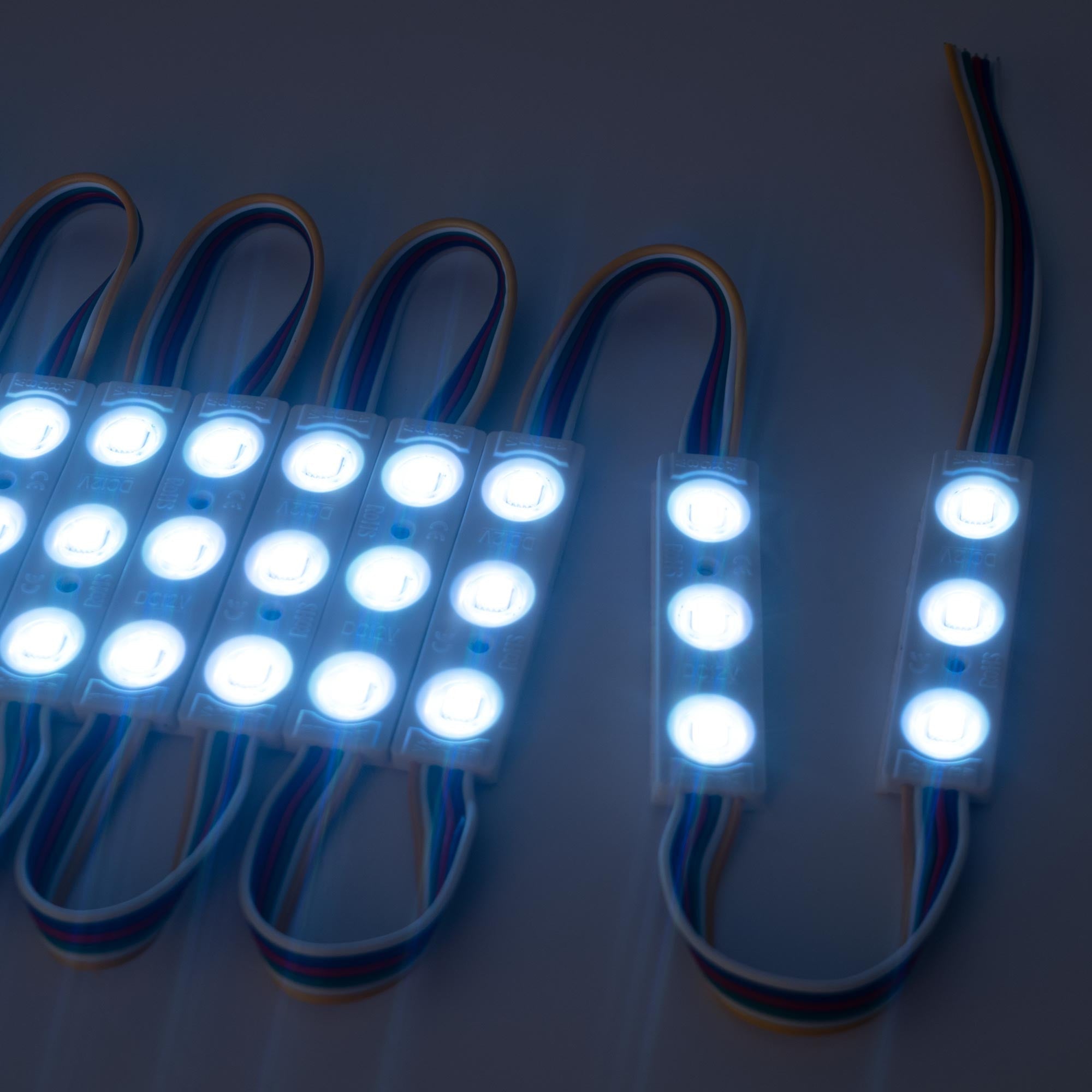 Módulos LED RGB + CCT para rótulos - 0.96W - 12V - IP65 - 120º