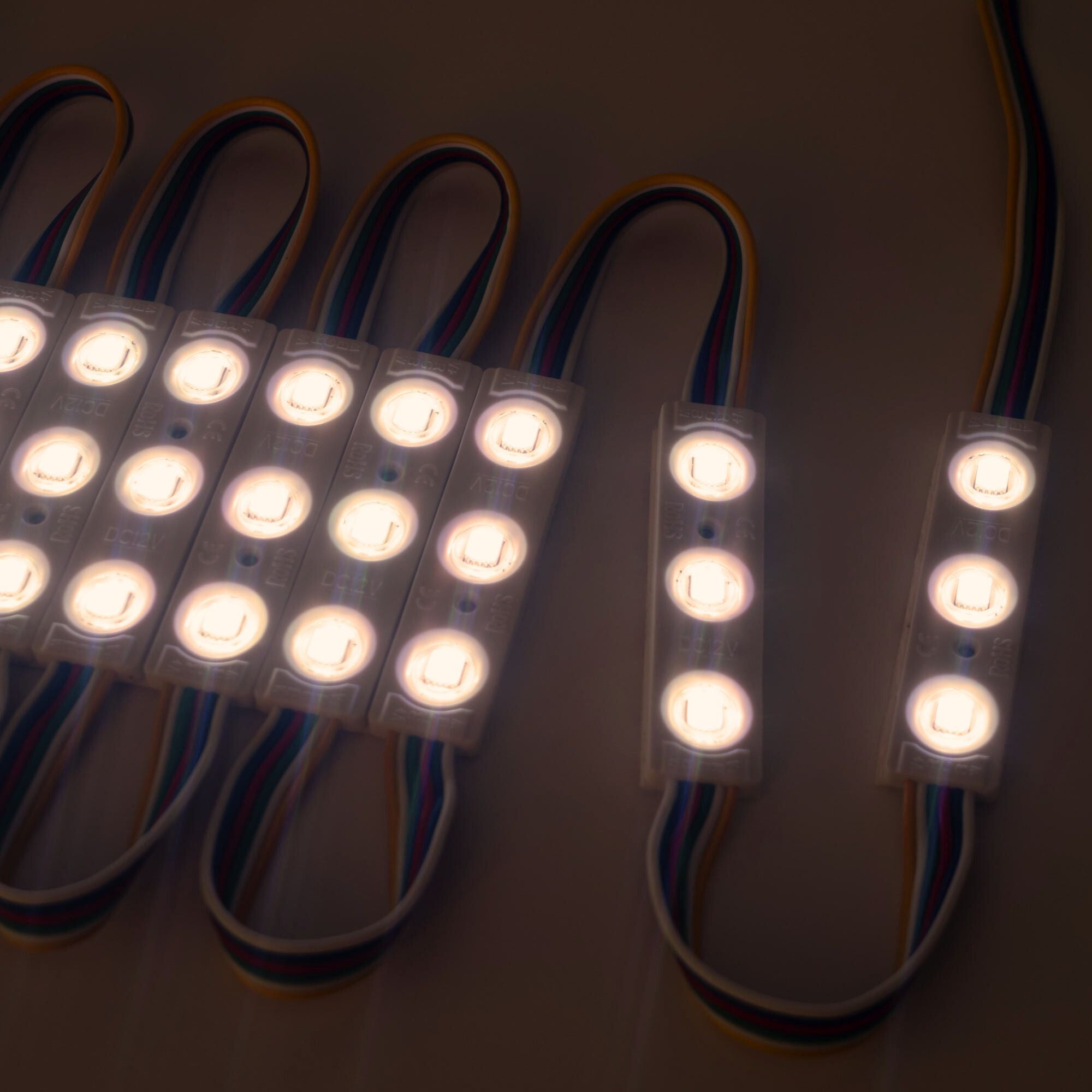 Módulos LED RGB + CCT para rótulos - 0.96W - 12V - IP65 - 120º