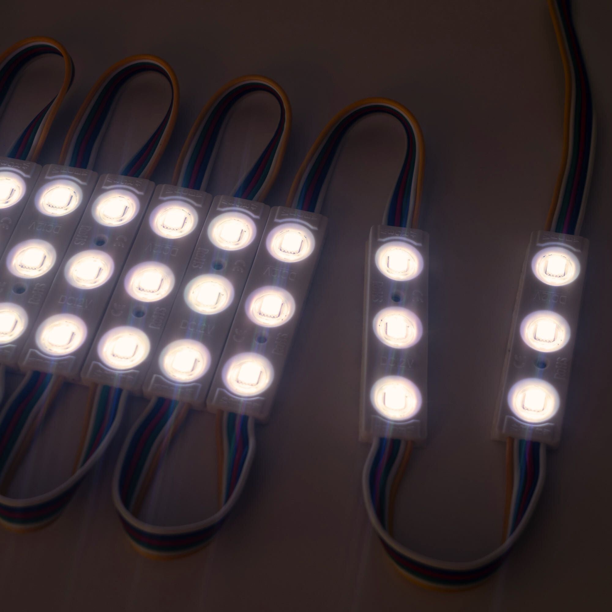 Módulos LED RGB + CCT para rótulos - 0.96W - 12V - IP65 - 120º