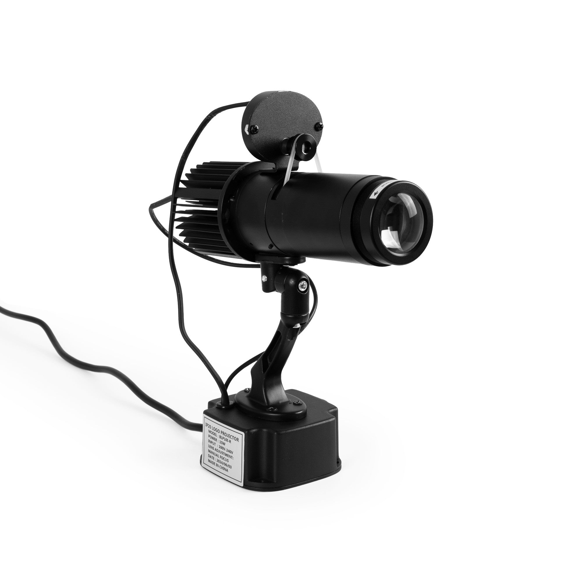 Proyector de logos LED GOBO 15W rotativo interior - Óptica 20° - IP20