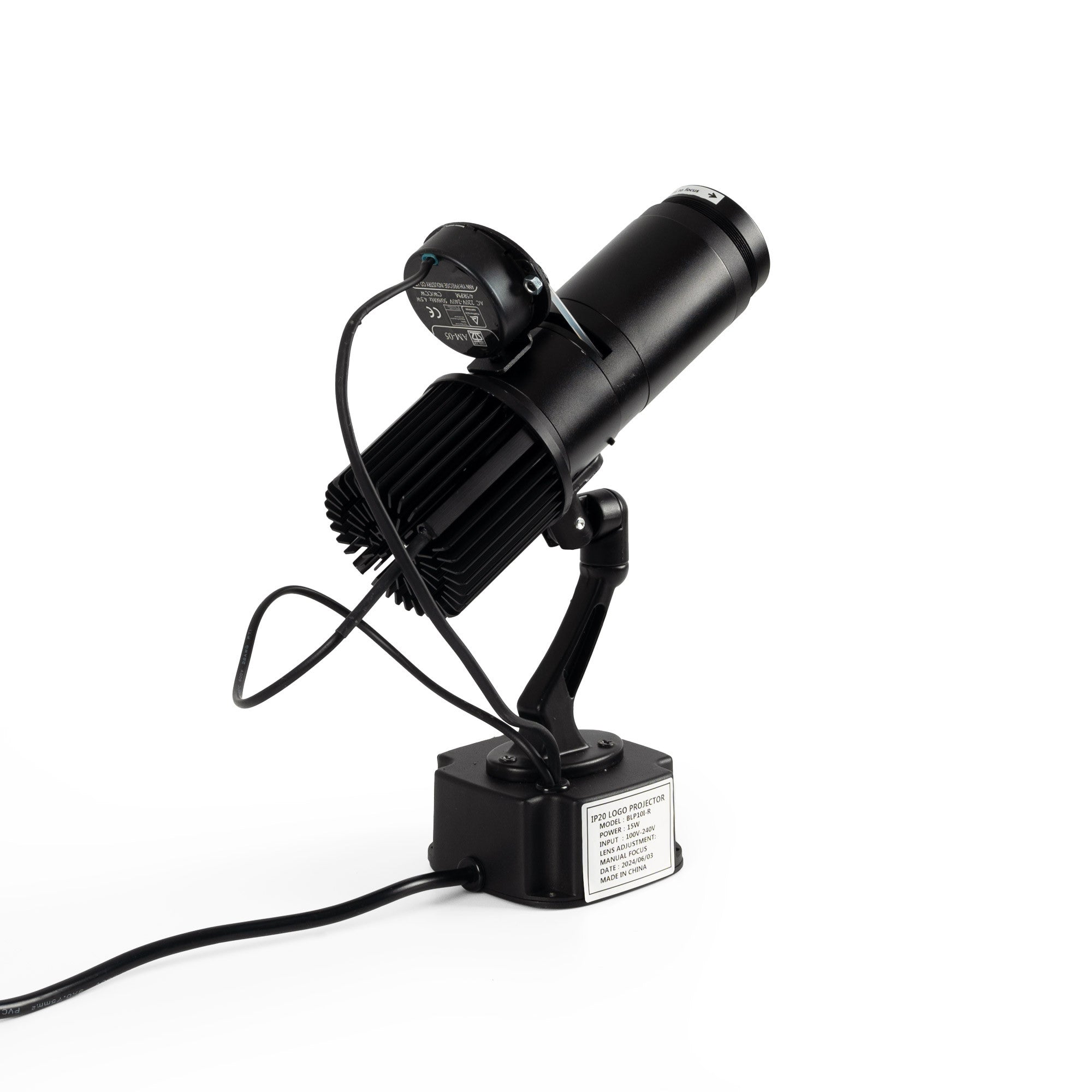 Proyector de logos LED GOBO 15W rotativo interior - Óptica 20° - IP20