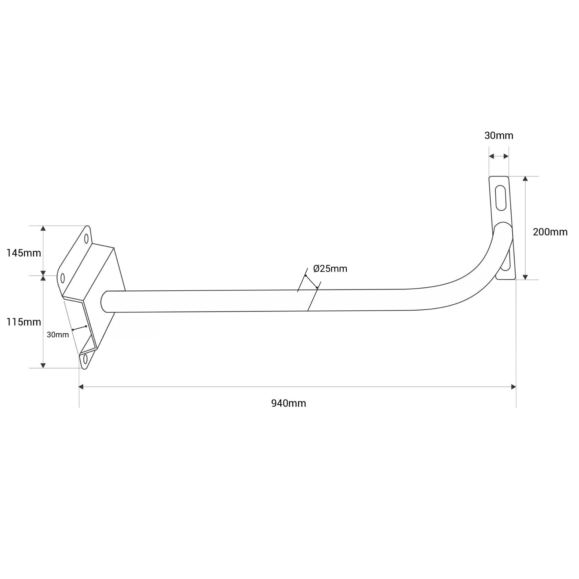 Soporte para proyector LED - 60cm - 80cm - 1 metro