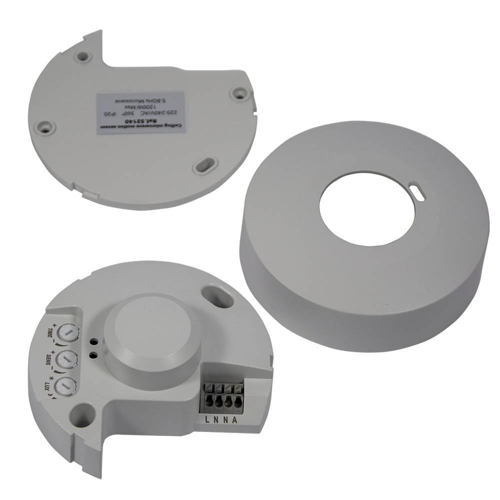 Sensor de movimiento por microondas para techo 360º IP20