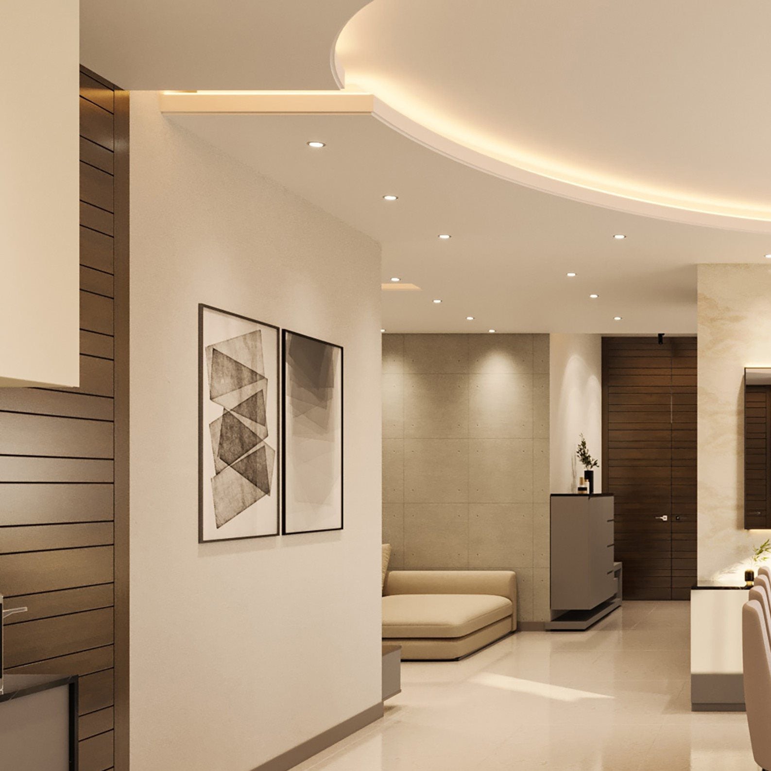 Módulo LED 15W para aro downlight MR16/GU10 - Regulable por DALI - 45º - CRI 90